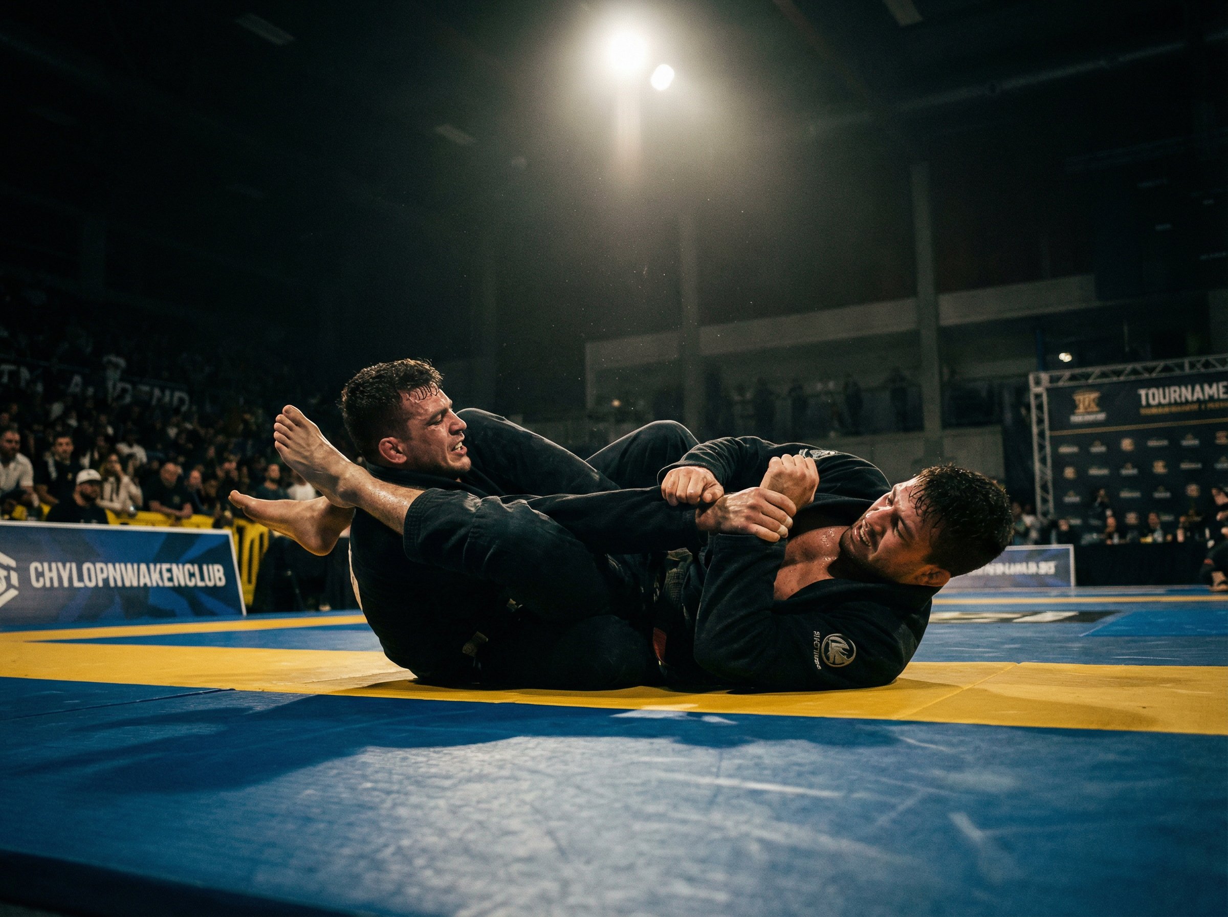 Firefly_GeminiFlash_Cinematic scene of a Brazilian Jiu-Jitsu match, two athletes locked in an intense gra 92924.png