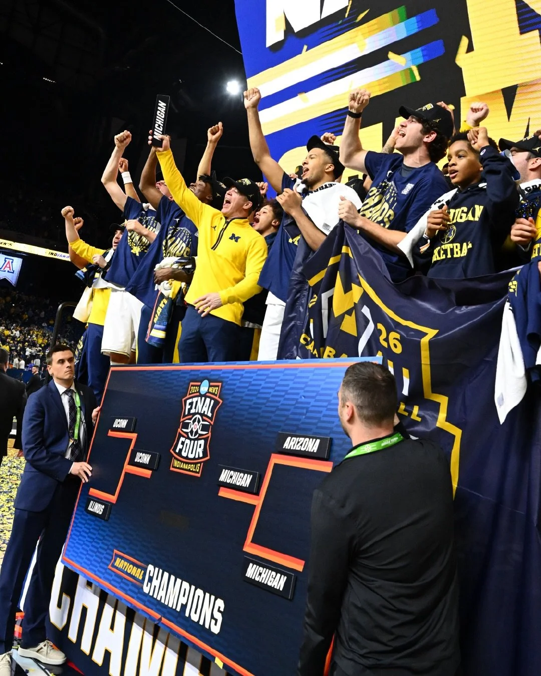 Congratulations to @umichbball on capturing the 2026 NCAA Men&rsquo;s Final Four Championship right here in Indianapolis🏆

A defining moment on the national stage, made even more meaningful on our home turf. Proud to have helped shape the look of th