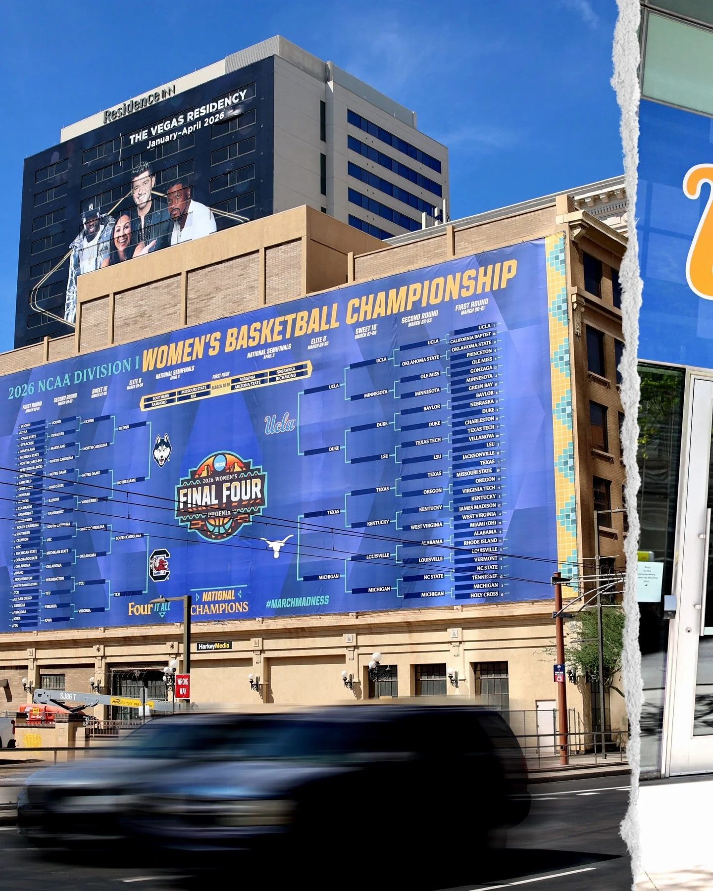 Phoenix, built for the moment🏀

Our team is proud to have designed the logo, visual identity, and event branding that carried throughout the city for the 2026 NCAA Women&rsquo;s Final Four. From arrival points to the arena and everything in between,