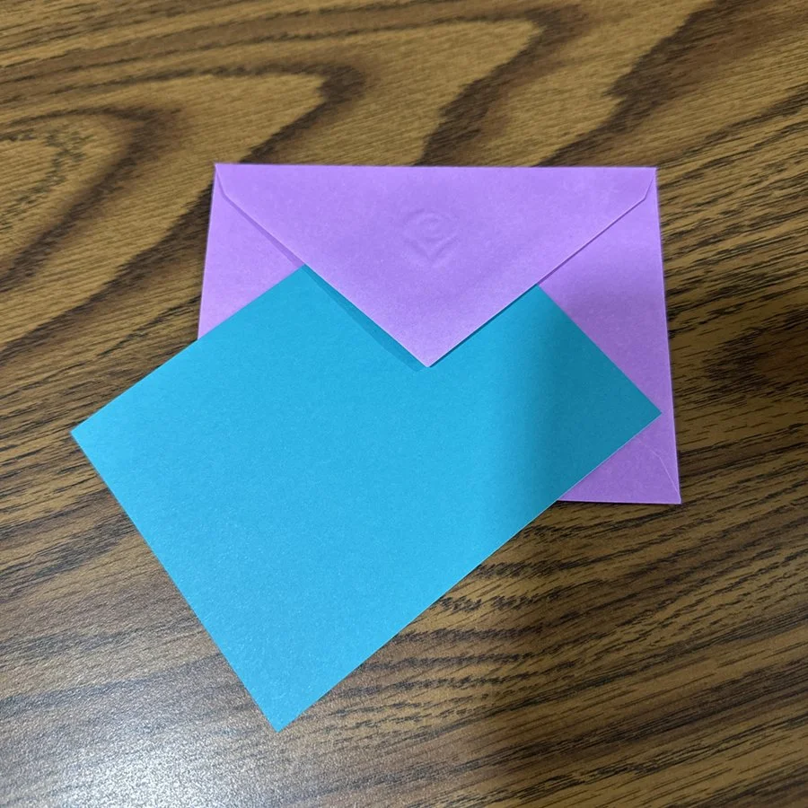 Stationary for camp mail:  4 for $1.00 