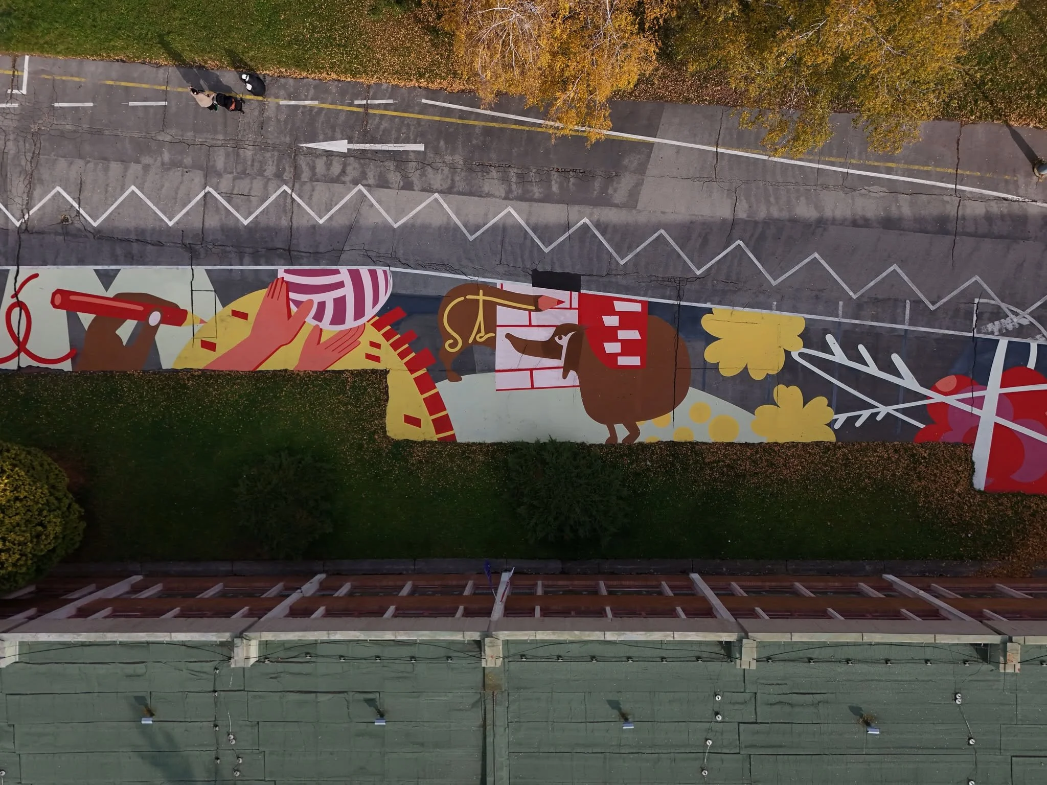 Detské mestečko Zlatovce - Asphalt Art (2025)