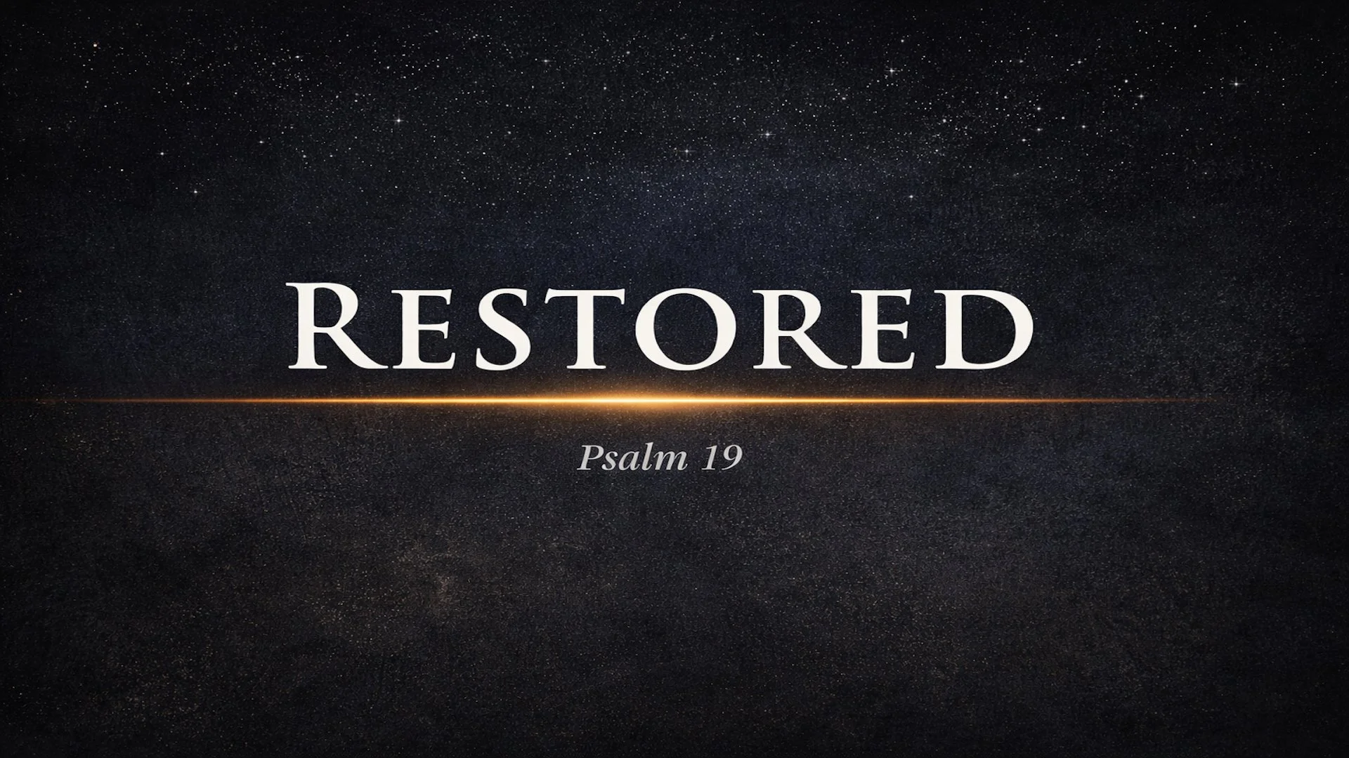 Restored, Jesse Muldoon