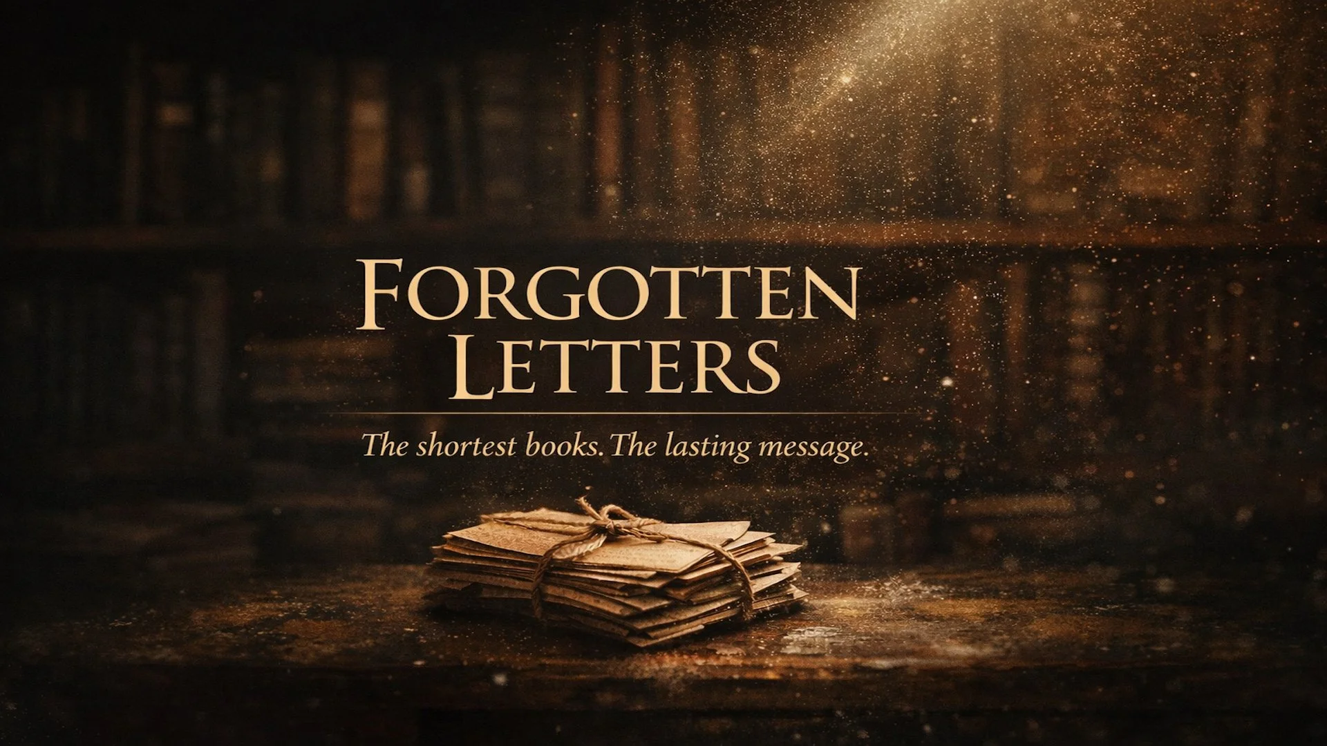 Forgotten Letters Part 1 - 4/19/26
