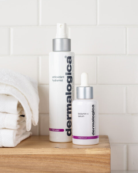 Antioxidant+Hydramist+and+2oz+BioLumin-C+Serum+on+Shelf (1).jpeg