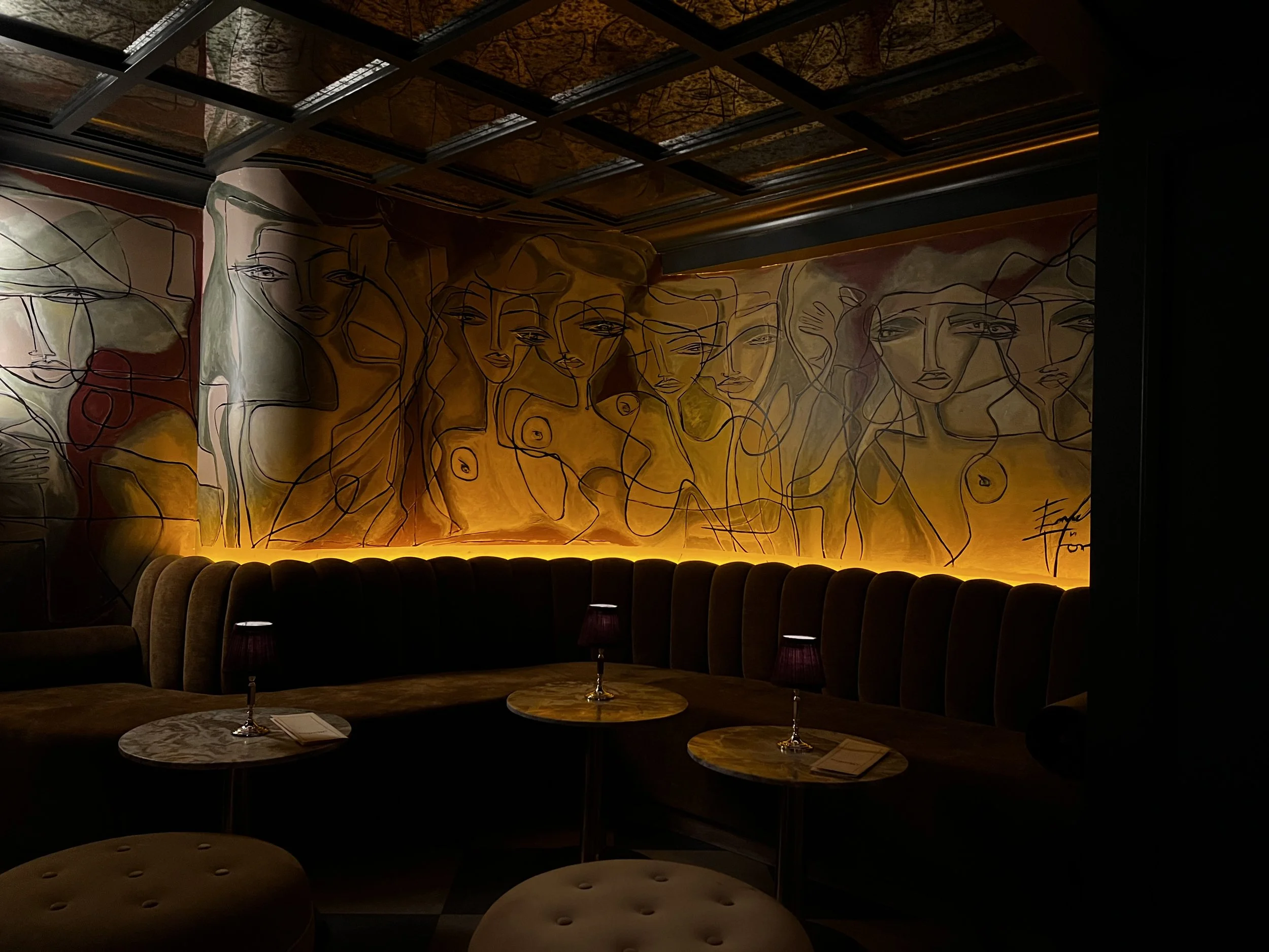 The Mulberry Bar mural