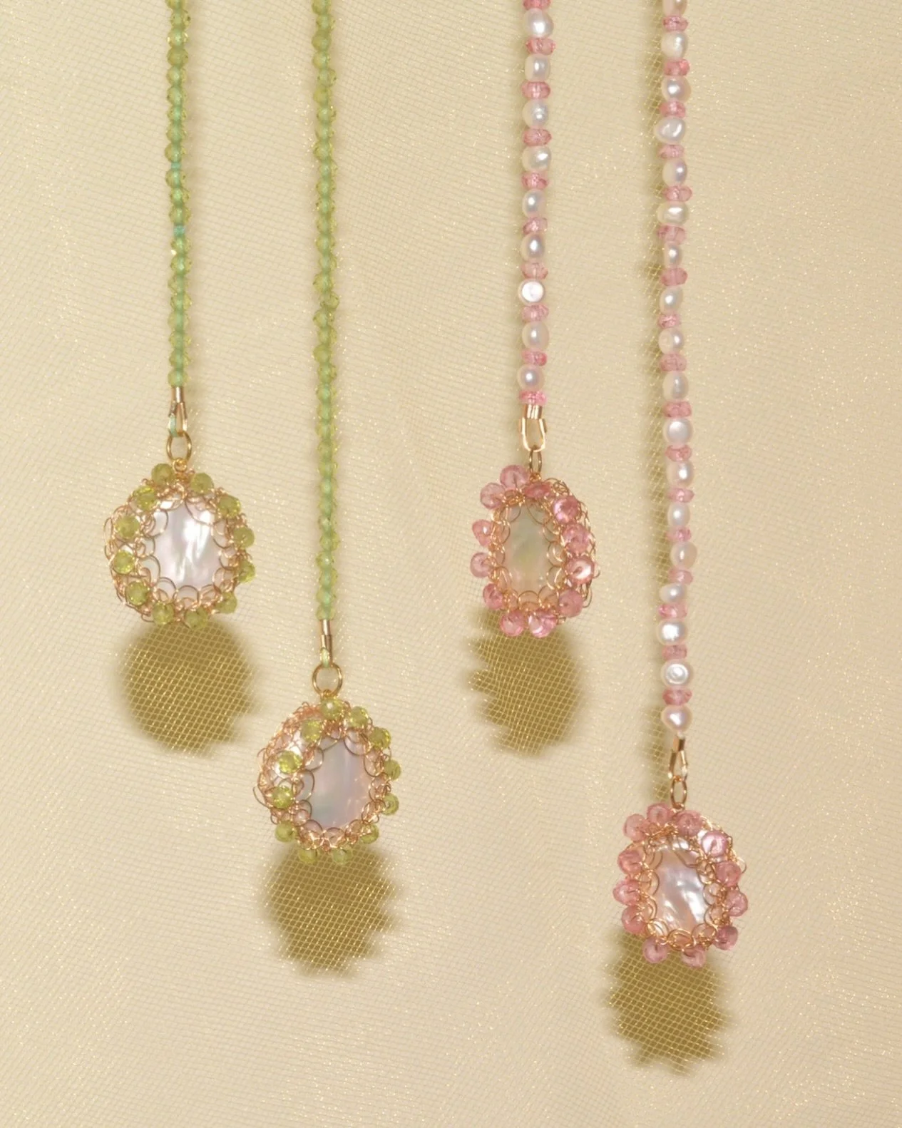 Our Polka pieces are set with a beautiful selection of gemstones, from vibrant peridot to delicate pink topaz - choose the one that suits you best!

#carolinawongjewellery #sustainable
#handmadejewellery #peridot #topaz