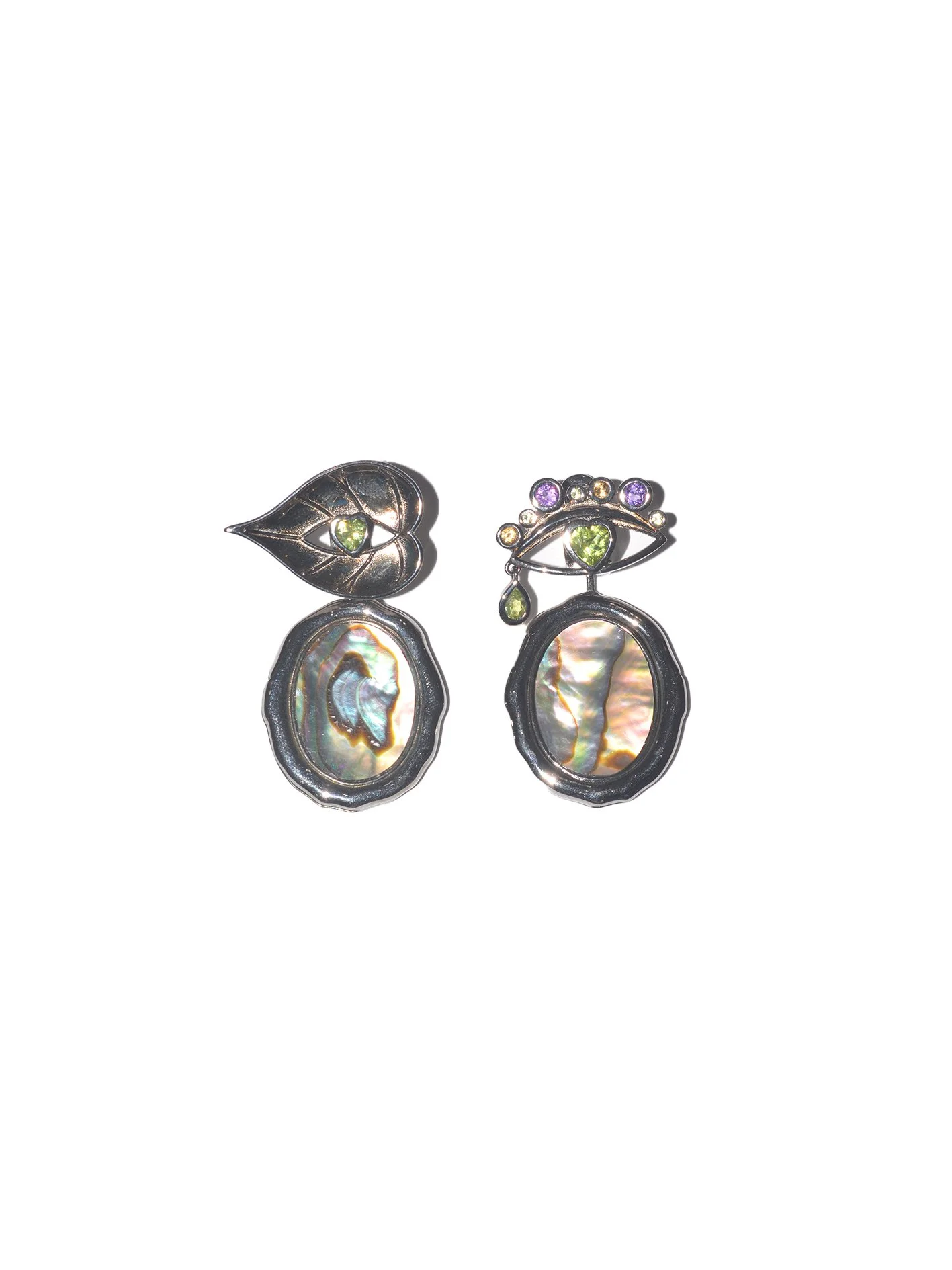 Rhodium Eva Earrings