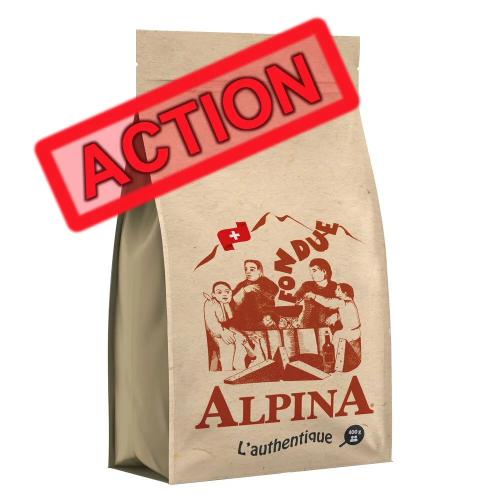 Mélange à fondue Alpina l'Authentique - Action 400g. -15%