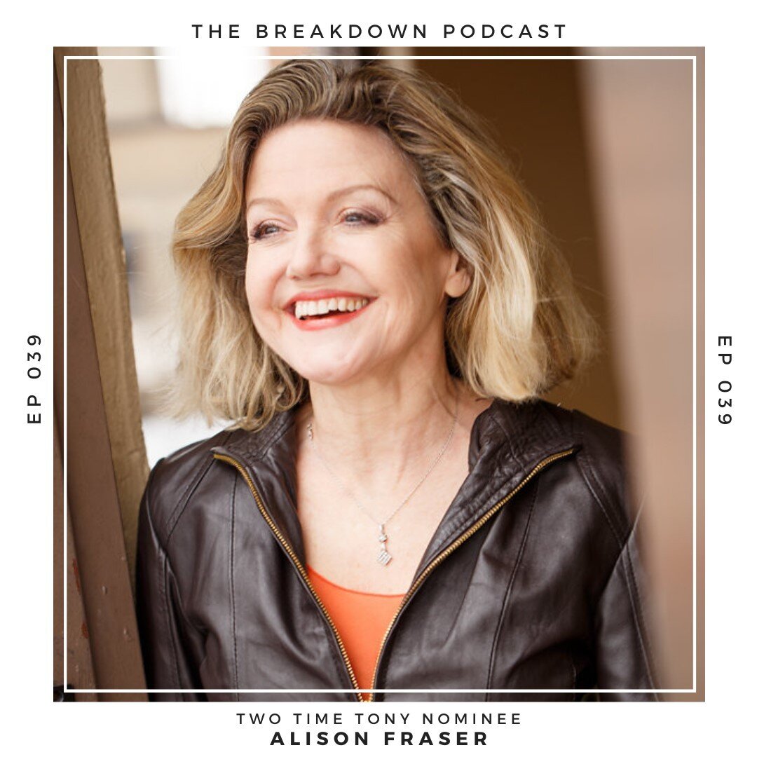 NEW EPISODE! 🎙 Ep 039 with Two Time Tony Award Nominee, Alison Fraser.⠀⠀⠀⠀⠀⠀⠀⠀⠀
⠀⠀⠀⠀⠀⠀⠀⠀⠀
⭐️ Alison&rsquo; s Broadway credits include The Mystery of Edwin Drood, Romance/ Romance for which she was nominated for a Tony Award, The Secret Garden for wh