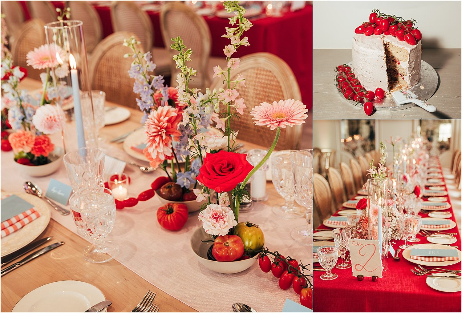 Red-Tablecloth-Blue-Pink-Flowers-Italian-Inspired-Wedding-Reception-Elora-Mill.jpg