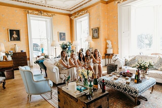 Yes Queen! 👑⁠
⁠
That moment when your girls see you in your Wedding gown for the first time.⁠
⁠
Image by @emmalawsonphoto⁠
This awesome venue is @wardhillcastle