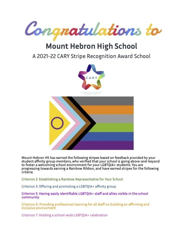 Rainbow Ribbon Schools — CARY