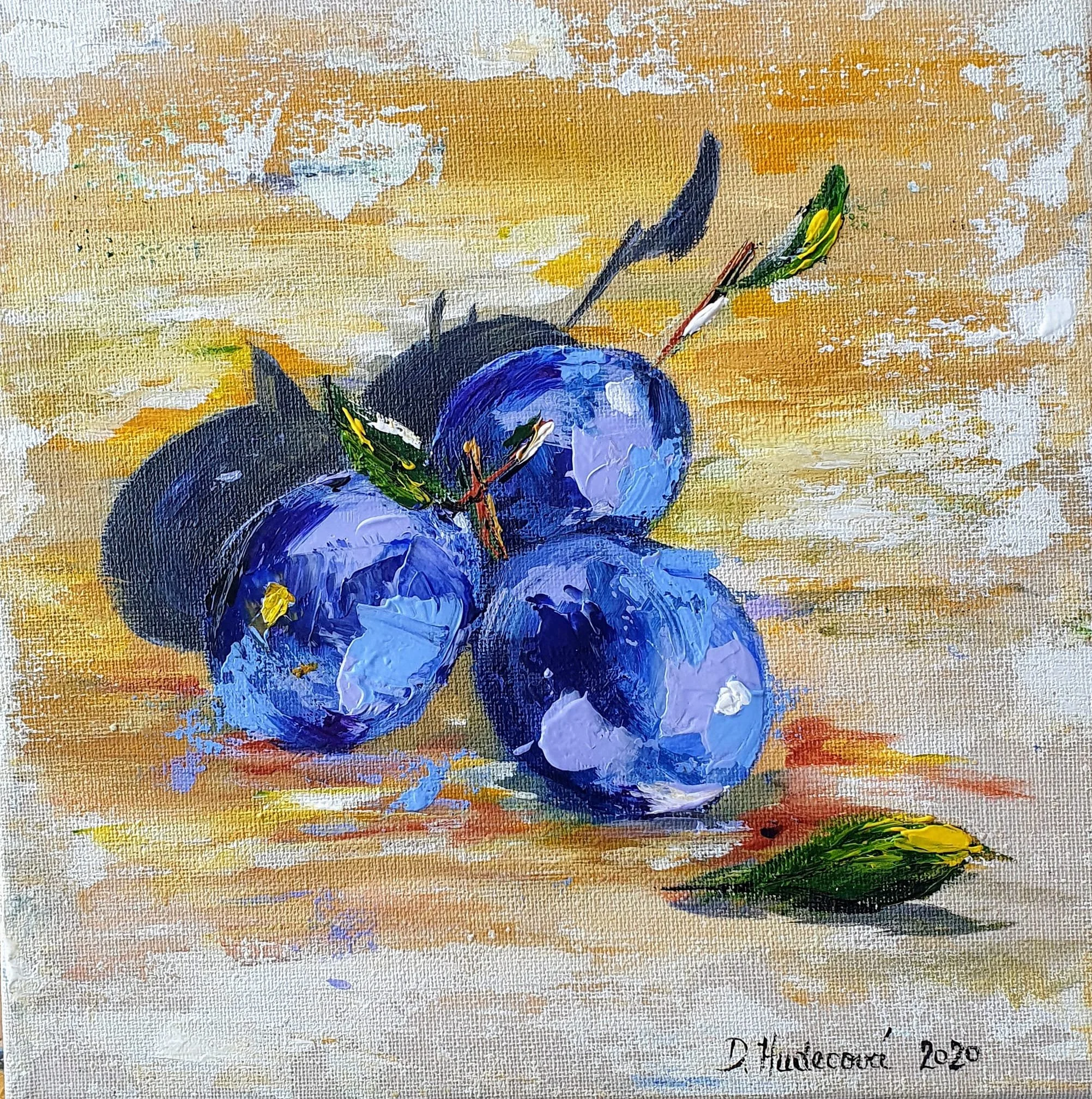 Obraz "Slivky" 25x25 cm