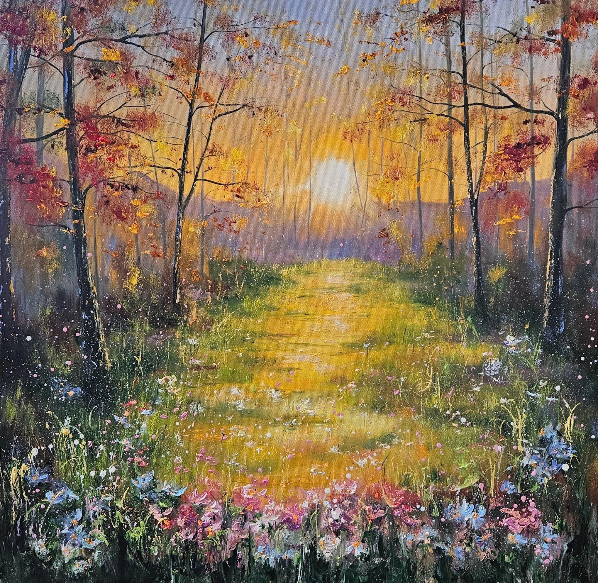 Obraz "Ráno v lese"