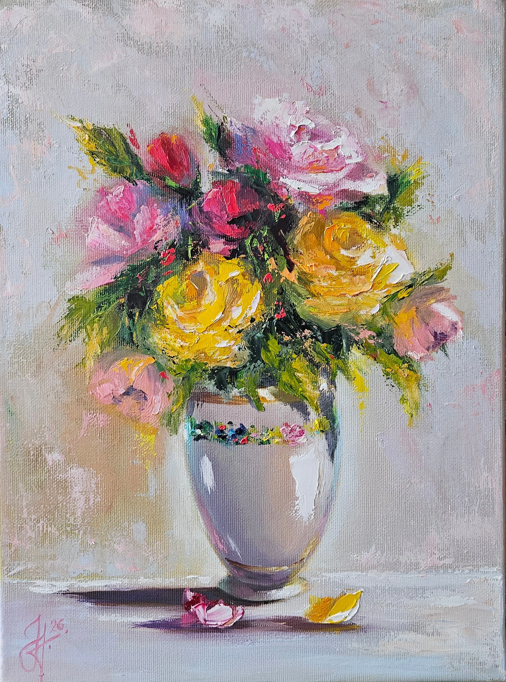 Obraz "Ruže" - rozmer 30x40 cm