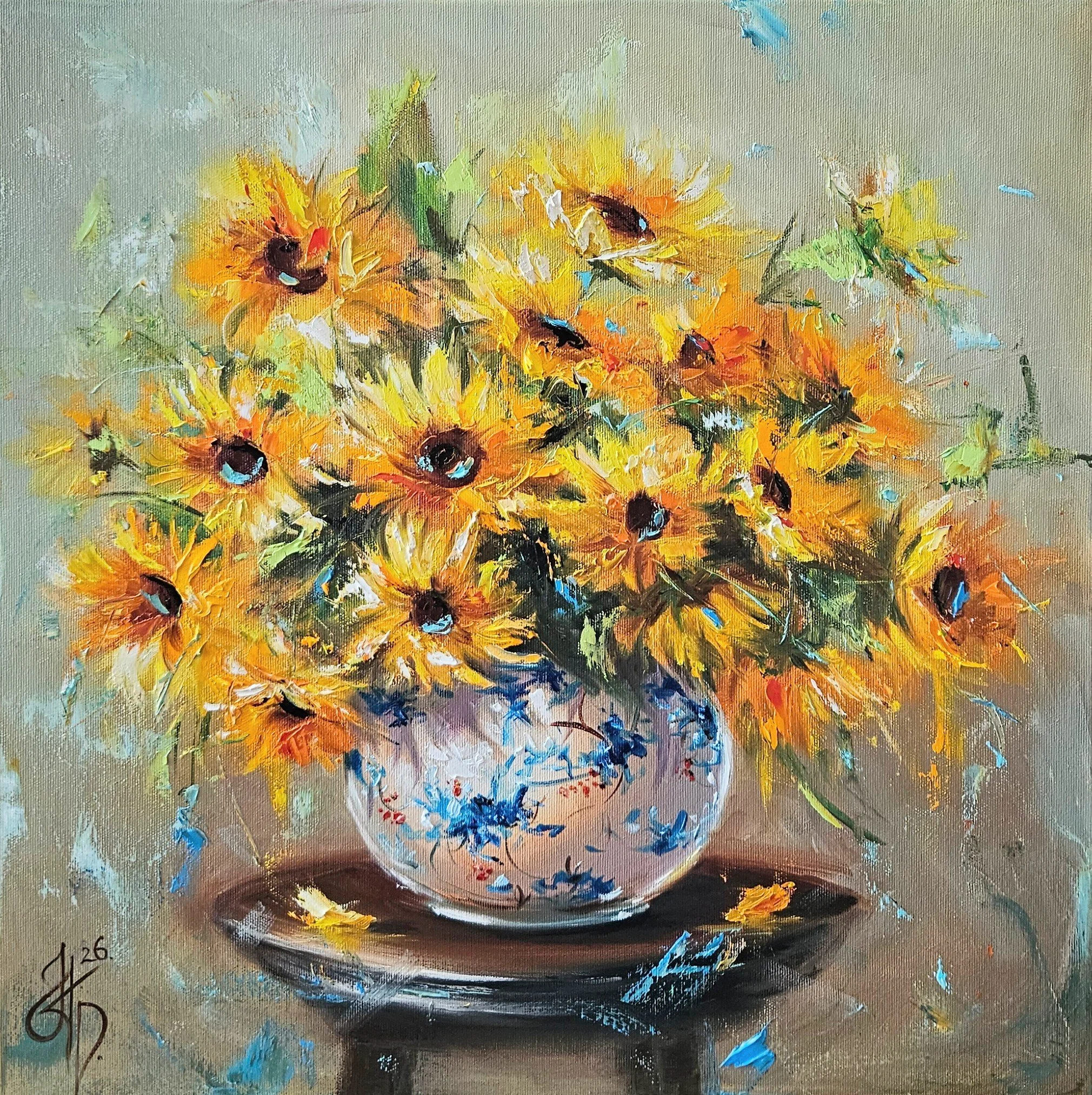 Obraz Slnečnice - 50 x 50 cm