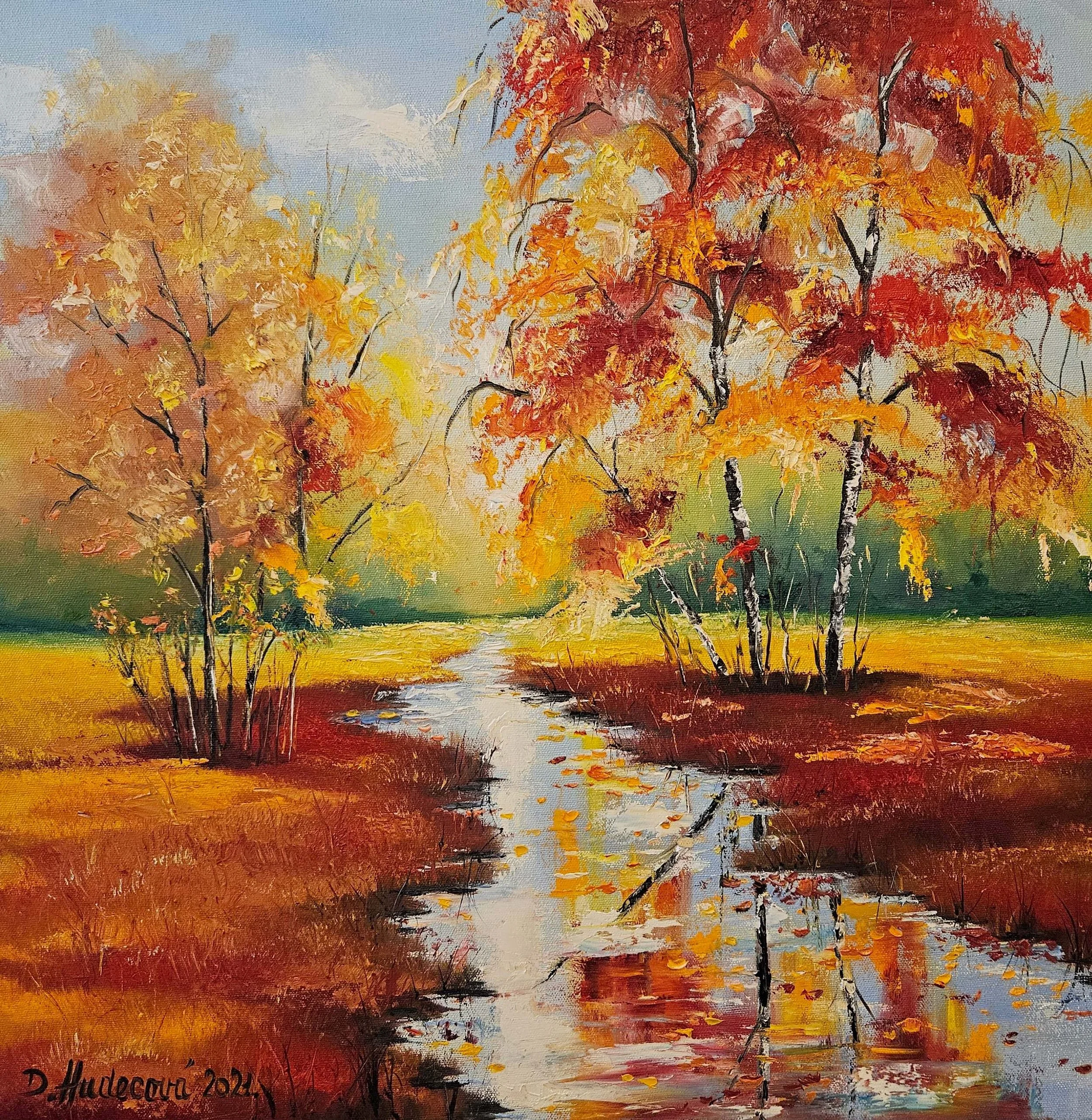 Brezy na jeseň. Autumn.