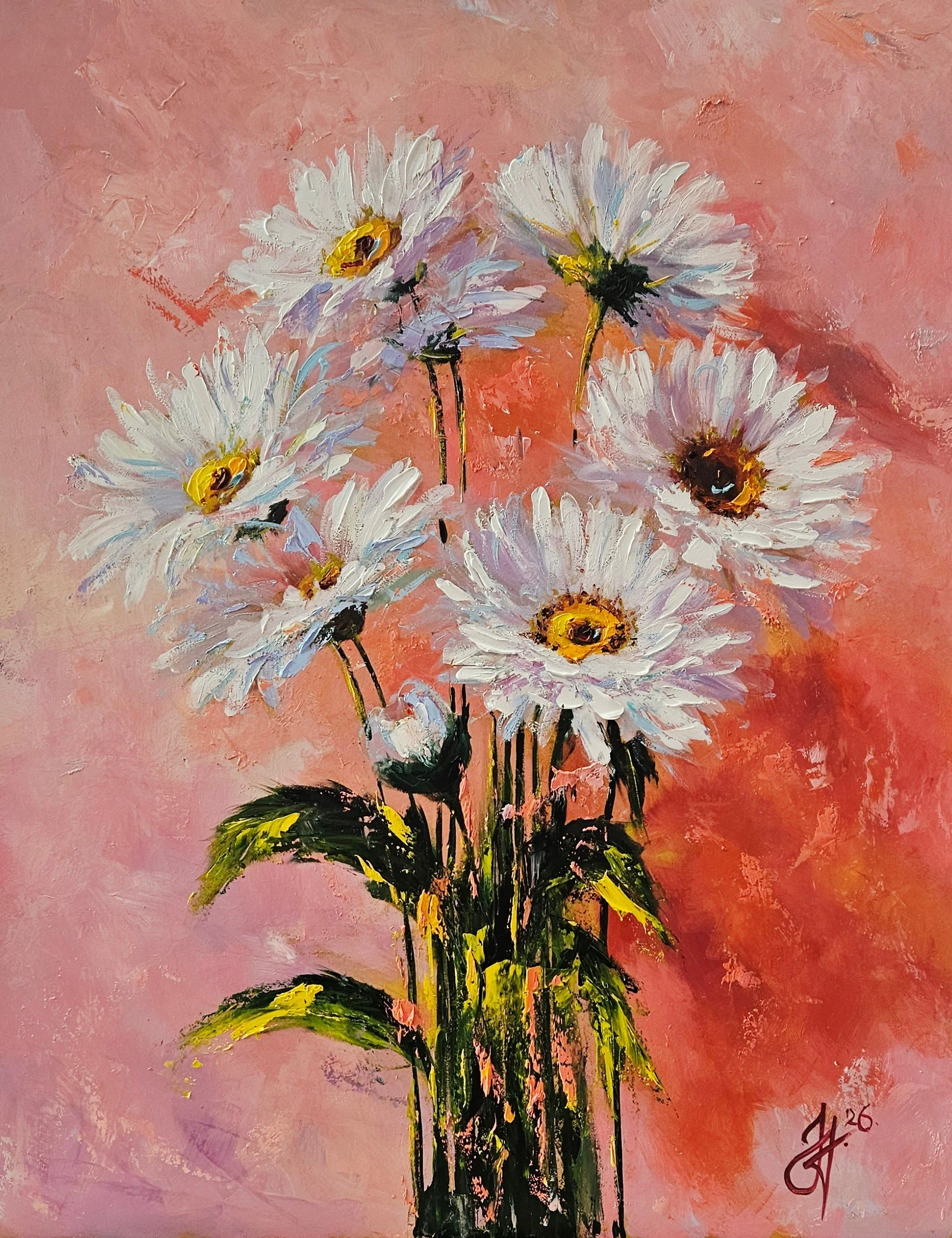 Obraz "Biele margaréty"