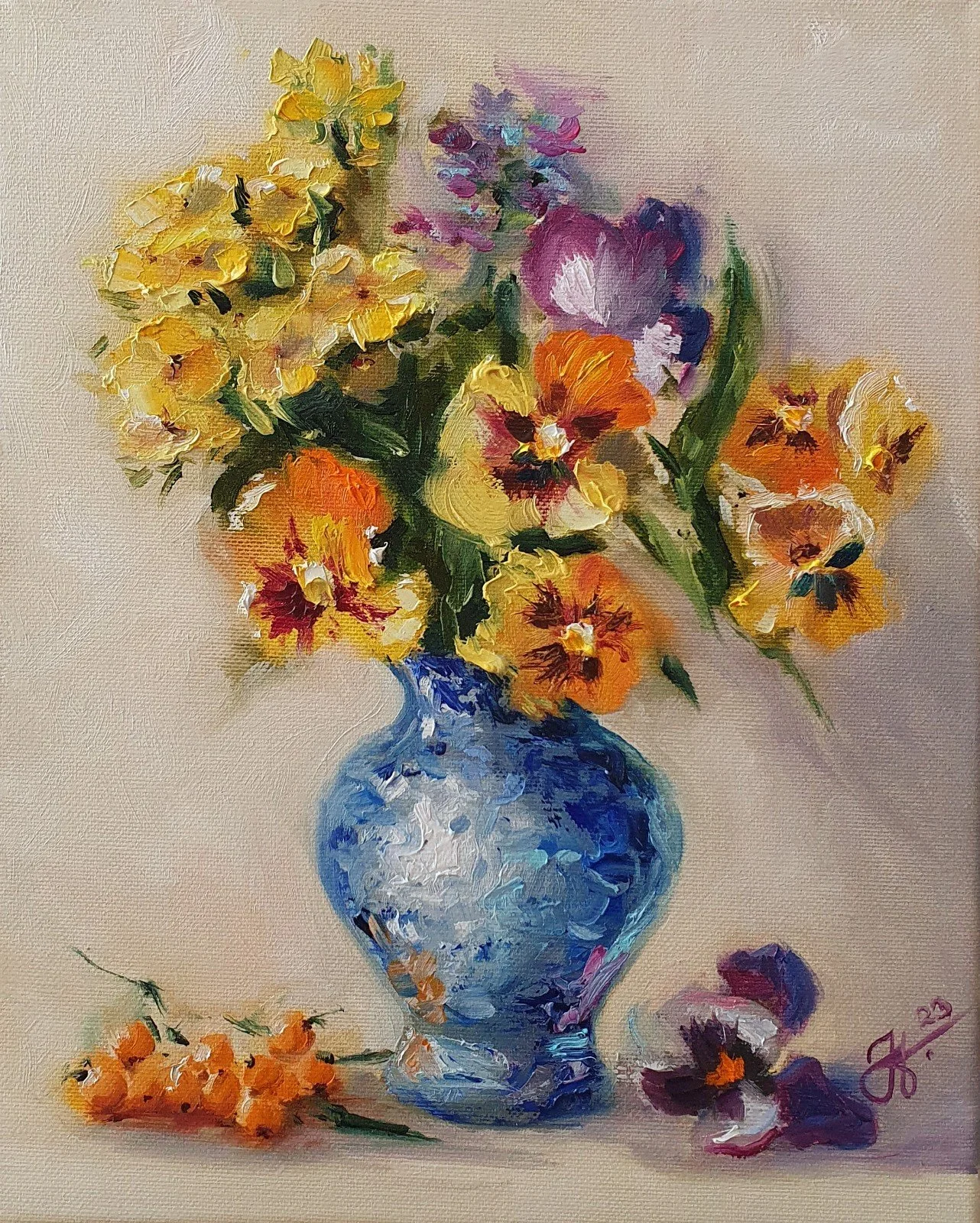 Žlté sirôtky vo váze.