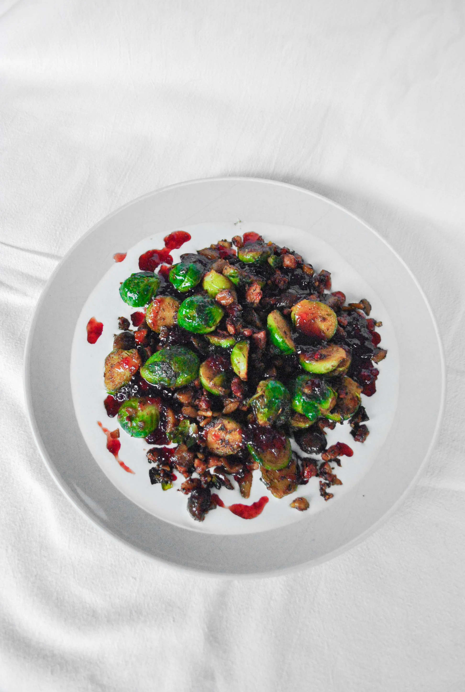 Sprouts with Bacon & Chestnuts