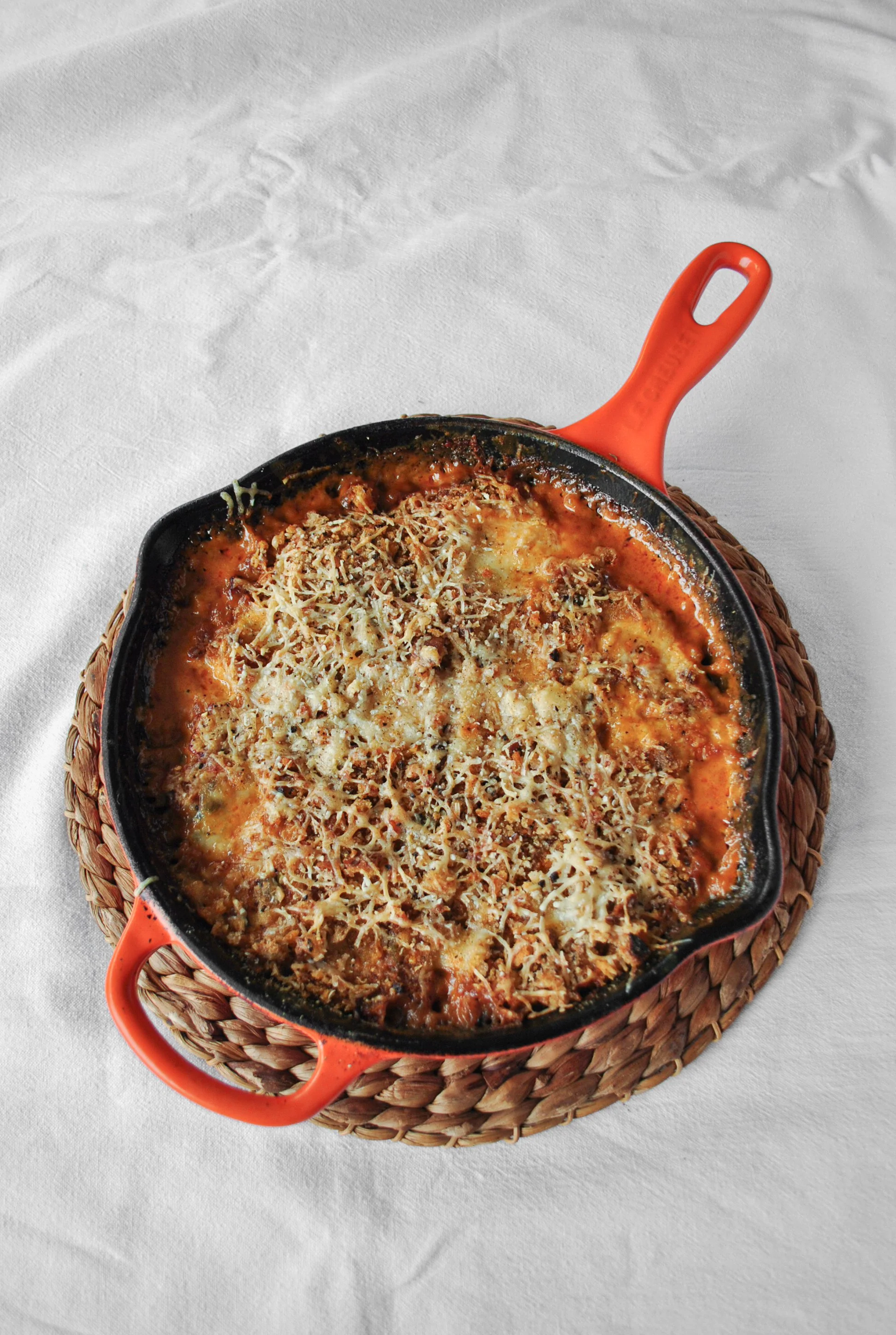 Sprout & Nduja Gratin