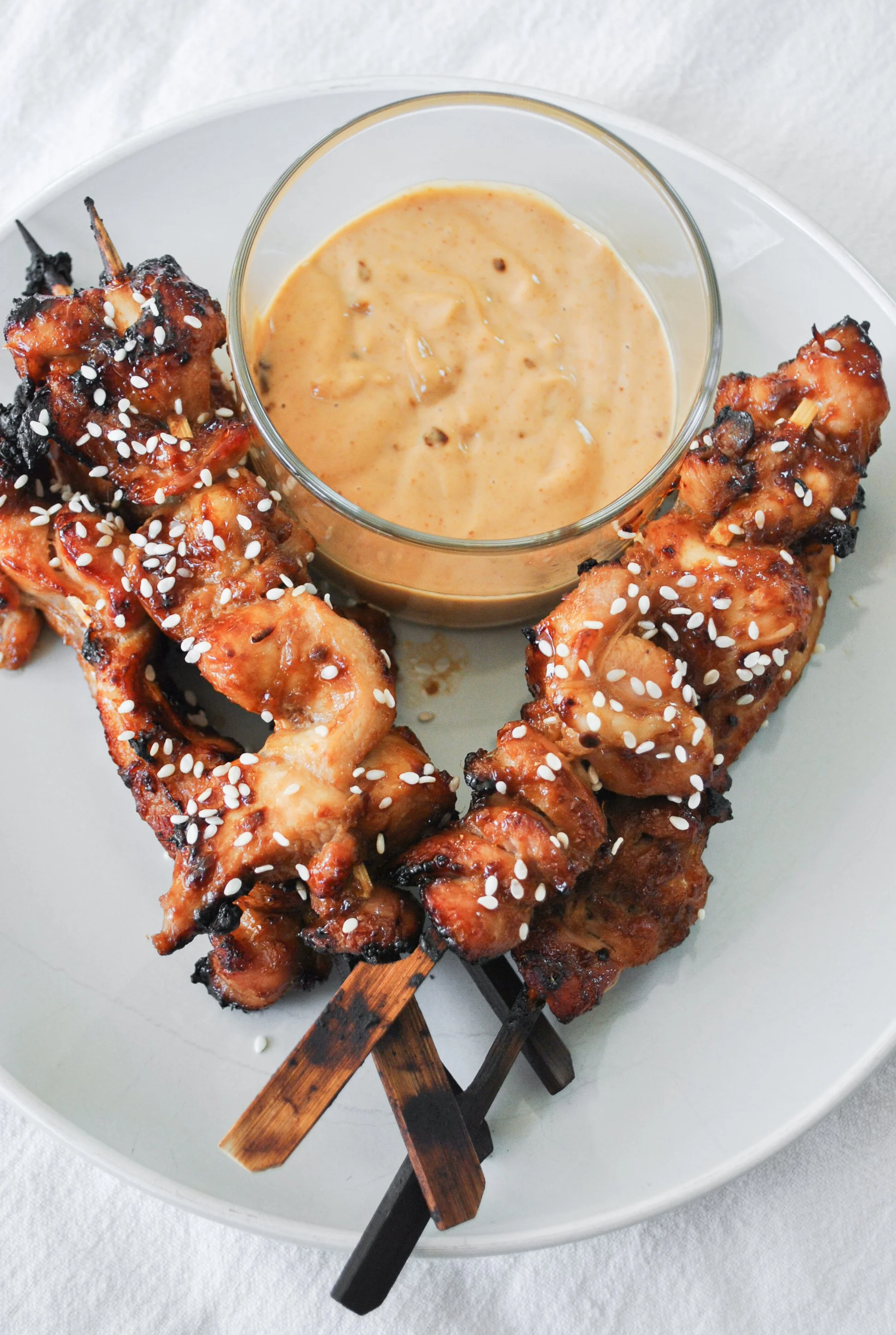 Miso Chicken Skewers