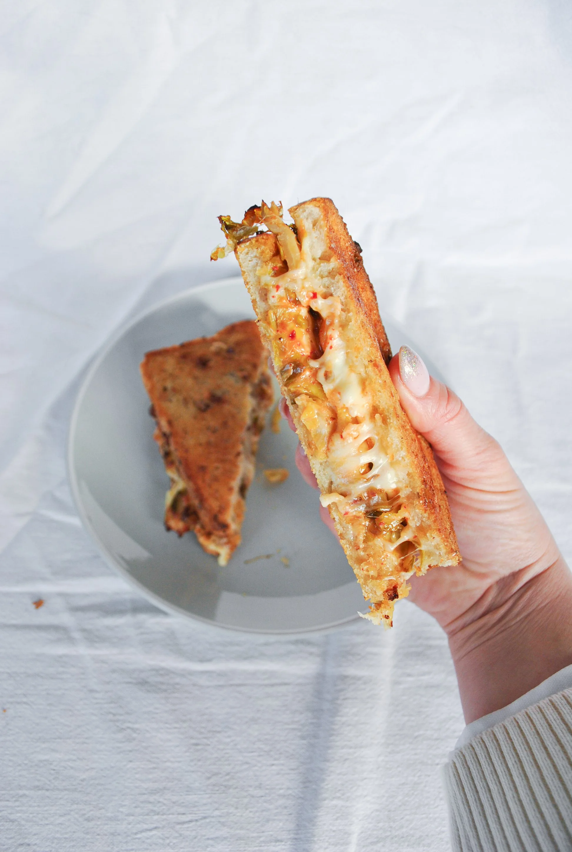 Sprout Kimchi Toastie