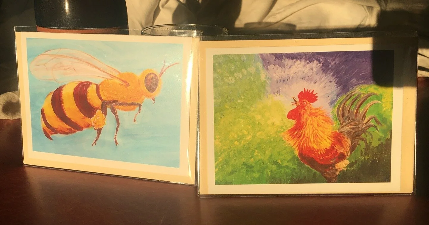 Did you know Pedro is an artist in more ways than candles and honey?  You can pre-order his beautiful holiday cards to pick up at this months @BFMVermont Holiday Market on December 19th!
.
.
.
.
.
.
.
.
#Beehappyvermont #beehappy #vermont #b