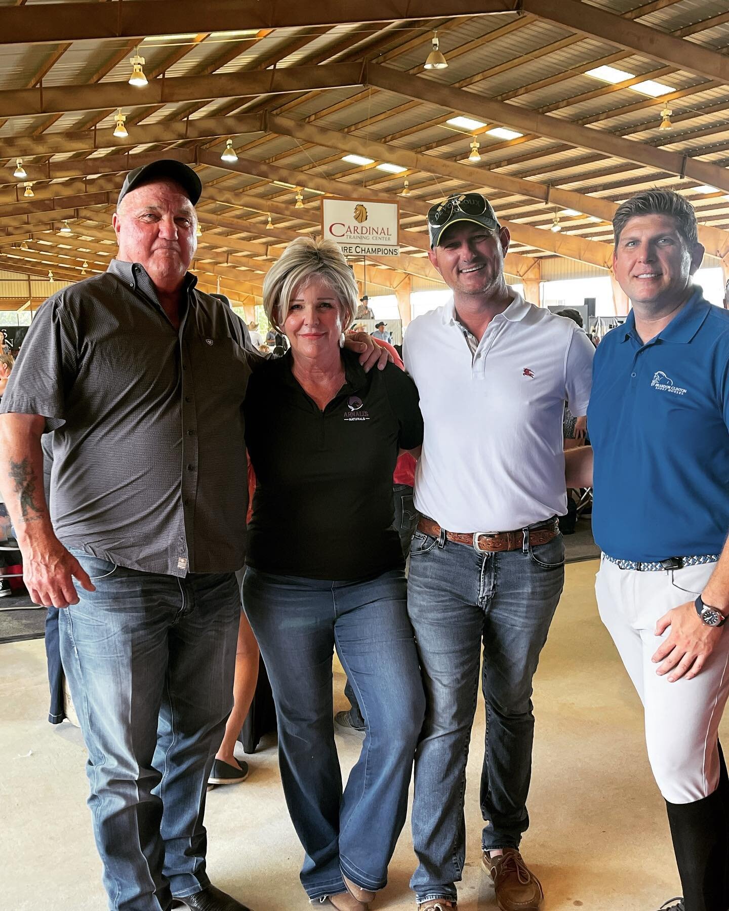 It was wonderful seeing our friends and sponsors @arnallsnaturals at the @cardinalranch reining horses auction. Thank you @slidenstop for the invite and saving us seats! We love spending time with you and Craig.