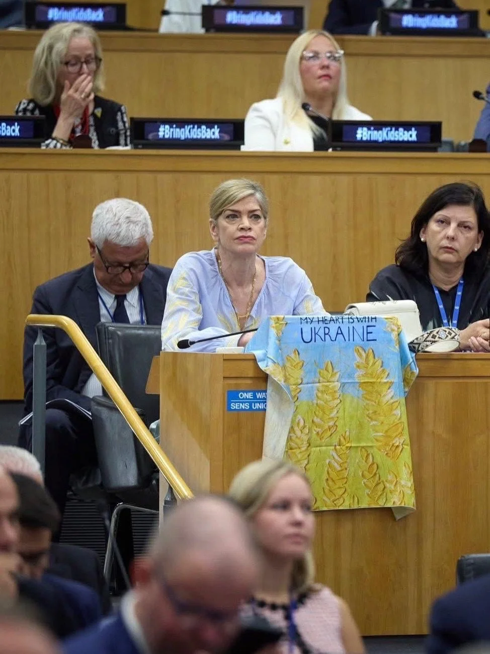 One of the greatest humanitarian tragedies of recent times has been the abduction of tens of thousands of Ukrainian children by the war criminals Putin and his henchwoman Maria Lvova-Belova. 

I was honored to attend this week&rsquo;s high level symp