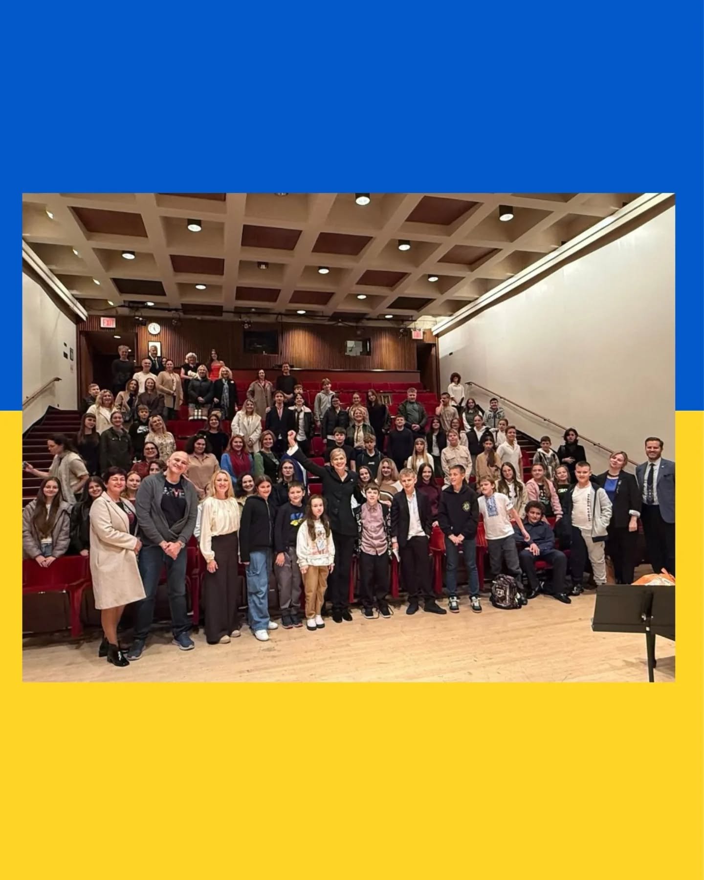 The most satisfying postlude to our performance of La Boh&egrave;me at the @metopera on Saturday was once again meeting the dozens of students and their teachers from Ukraine, the country 🇺🇦that I cherish the most! Ranging in age from 8 to 18, and 