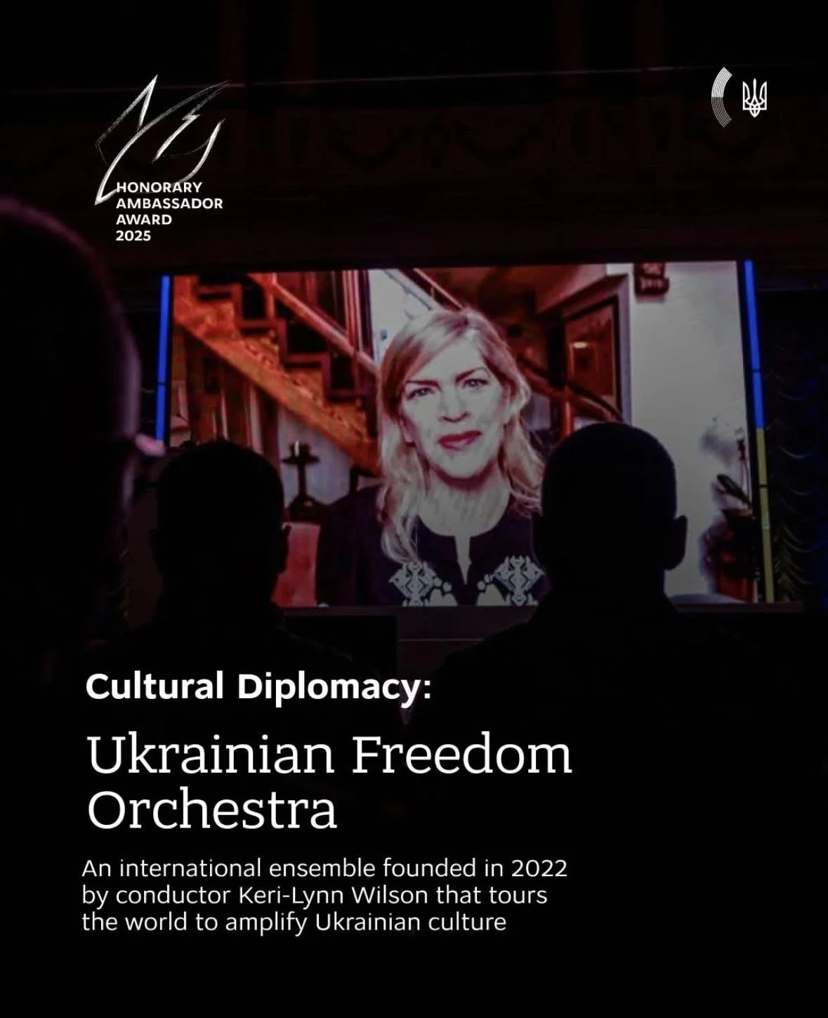 Ukrainian Freedom Orchestra – Honorary Ambassador in the field of Cultural Diplomacy&nbsp; 