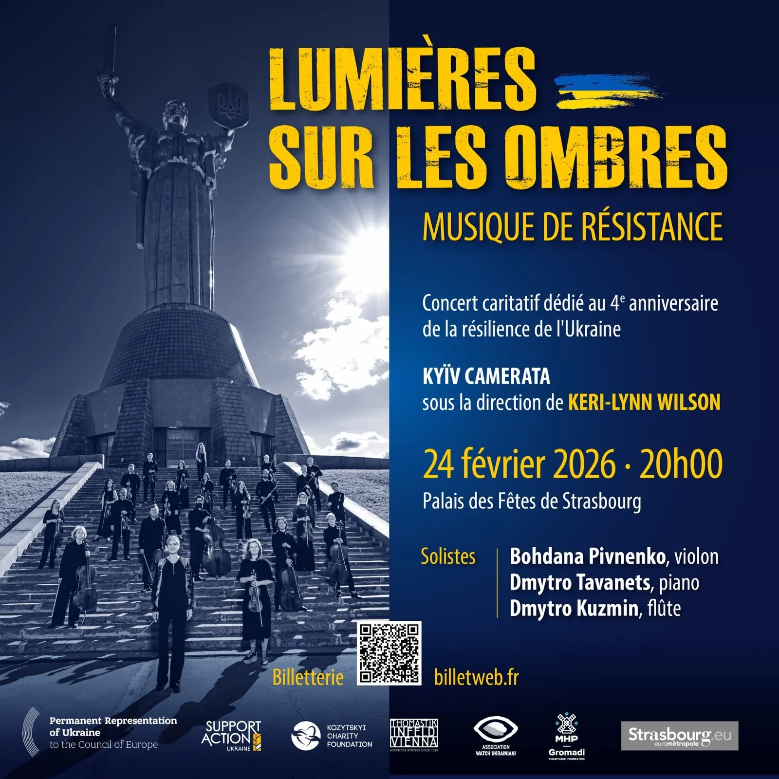Concert in Strasbourg marking the anniversary of Russia’s full-scale war against Ukraine