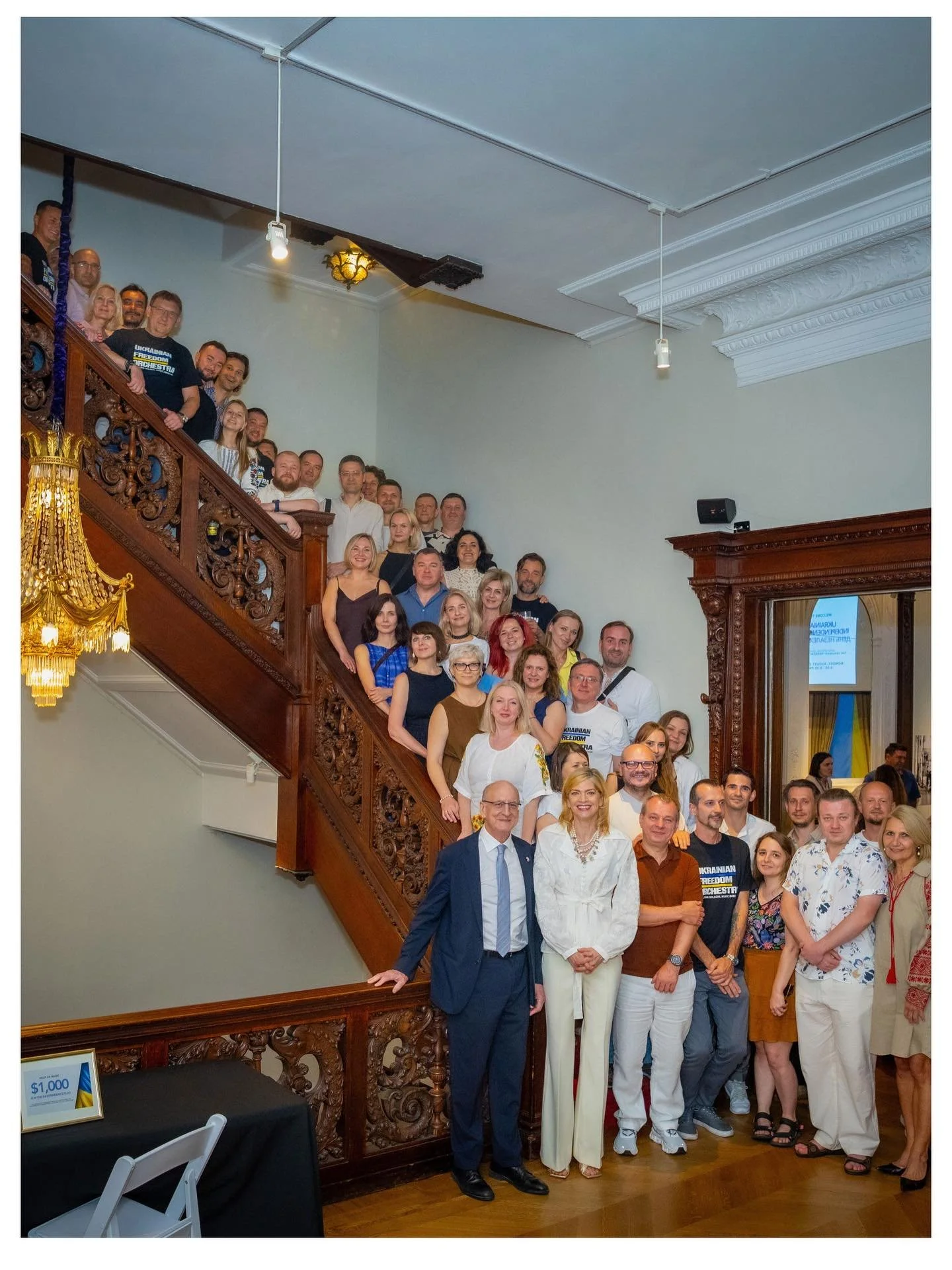 I was honored to celebrate Ukrainian Independence Day on August 24th at New York&rsquo;s 
@ukrainianinstitute. 

In solidarity, we were together with its brilliant leaders, President Kathy Nalywajko and Executive Director Lydia Zaininger, distinguish