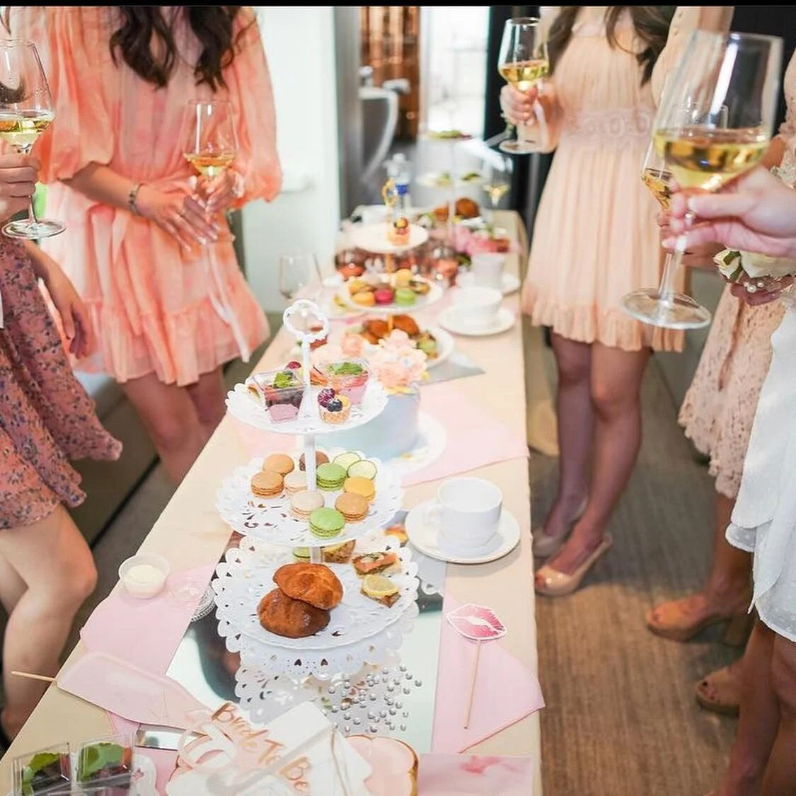 To-go but make it whimsical. 💫 We love how our Three-tiered Afternoon Tea set made @ninajlee bridal shower party even extra special! Thank you for including us! Swipe left to see more. 💜

The Afternoon Tea set to-go comes with everything you need f