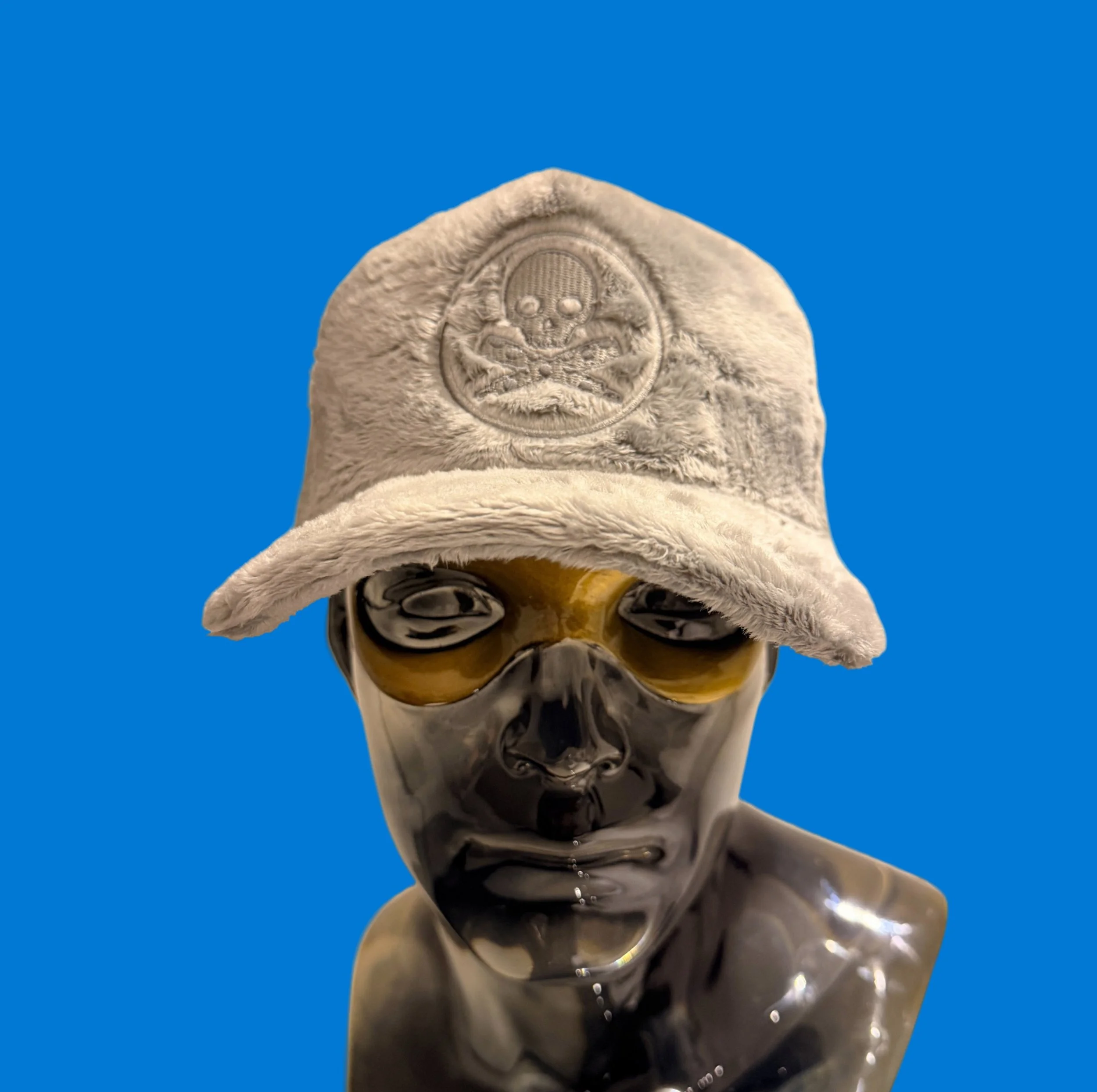 POLKA DOT MIC - GREY BASEBALL CAP