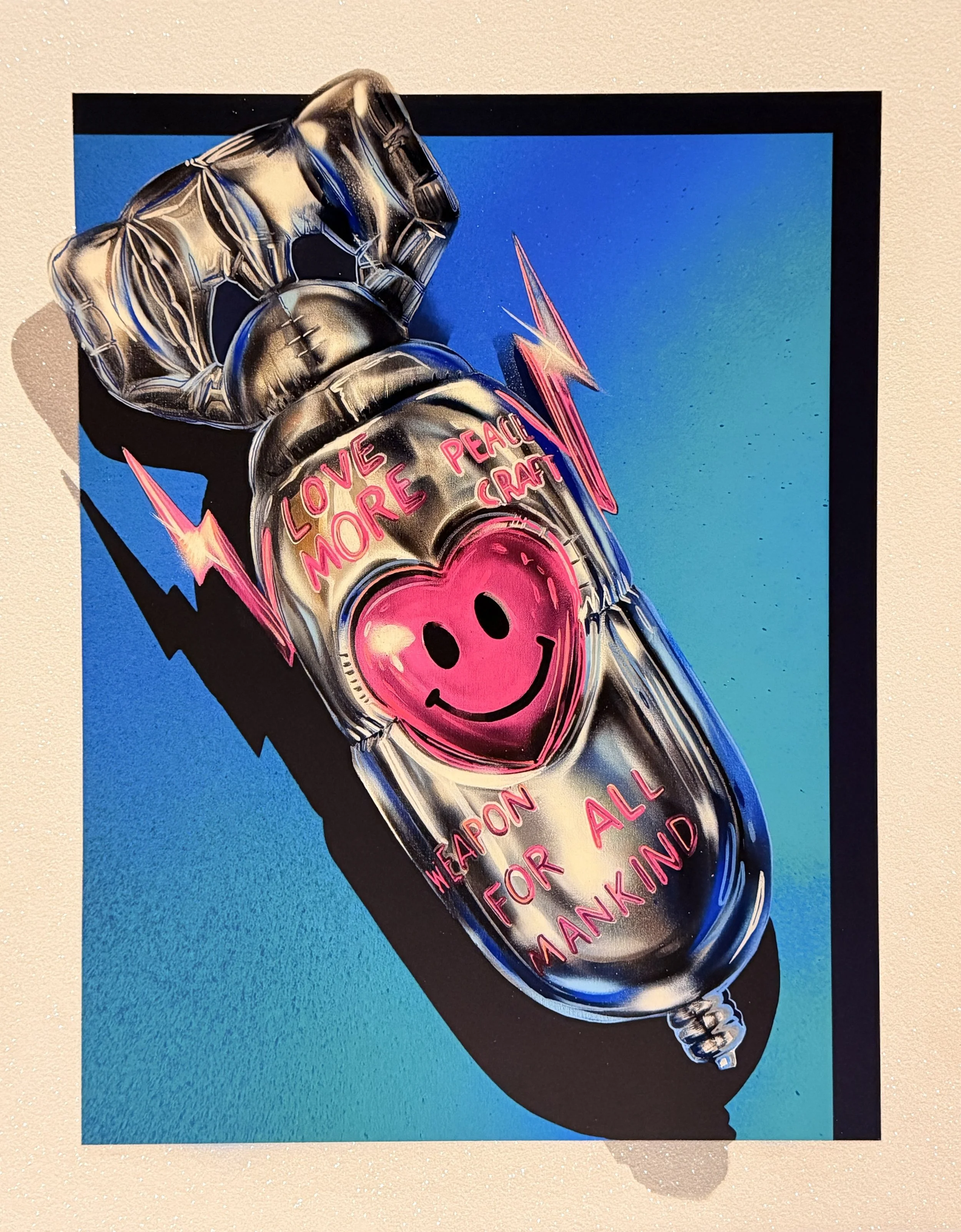 LOVE BALLOON ALUMINIUM - PINK/BLUE