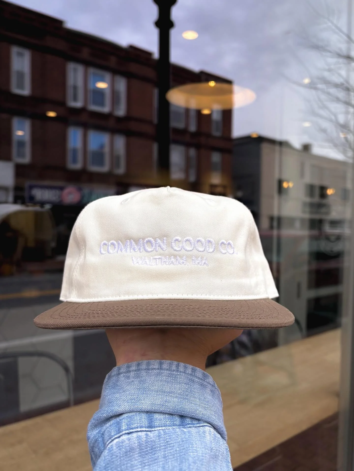 new, new!

have you picked up one of our new embroidered two- tone Common Good Co. hats?