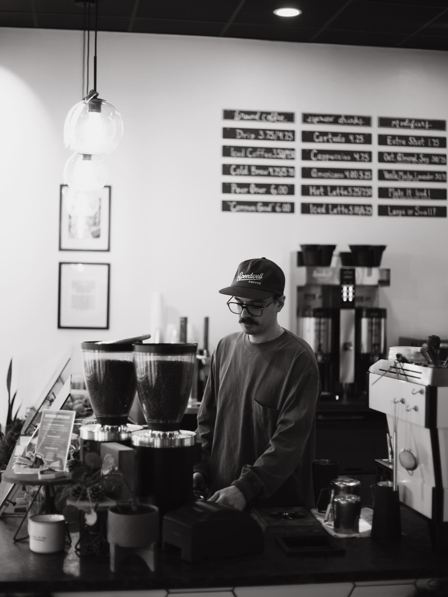 We&rsquo;re watching the weather, just like you. We&rsquo;ll keep you updated on our hours for Sunday PM and Monday. 

Until then, we&rsquo;re open normal hours and ready to help you warm up with your favorite drink! Cheers! ❄️