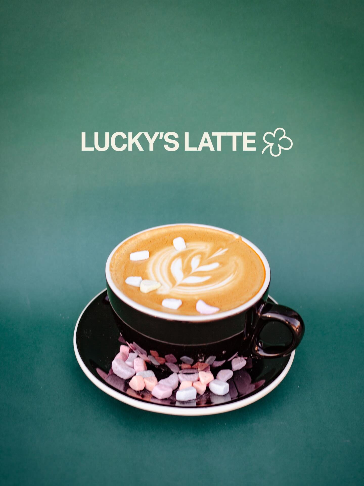 Dropping tomorrow! 💚

🍀Lucky&rsquo;s Latte
Enjoy this special latte for St. Patrick&rsquo;s Day for a limited time! It&rsquo;s made with our house-made marshmallow syrup with a hint of vanilla, and topped with Lucky Charm marshmallows. Order this h