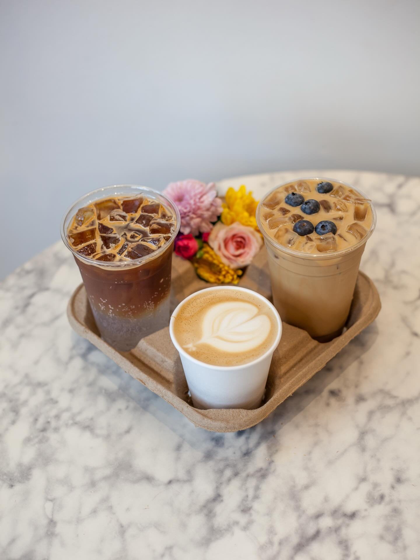 Spring is in the air! Come by the shop and try our new spring drink menu starting next week (on Tuesday)!

🫐🍯 Blueberry Honey Latte
The ideal drink to accompany the warmer weather. This drink comes hot or iced, mixed with our house-made blueberry h