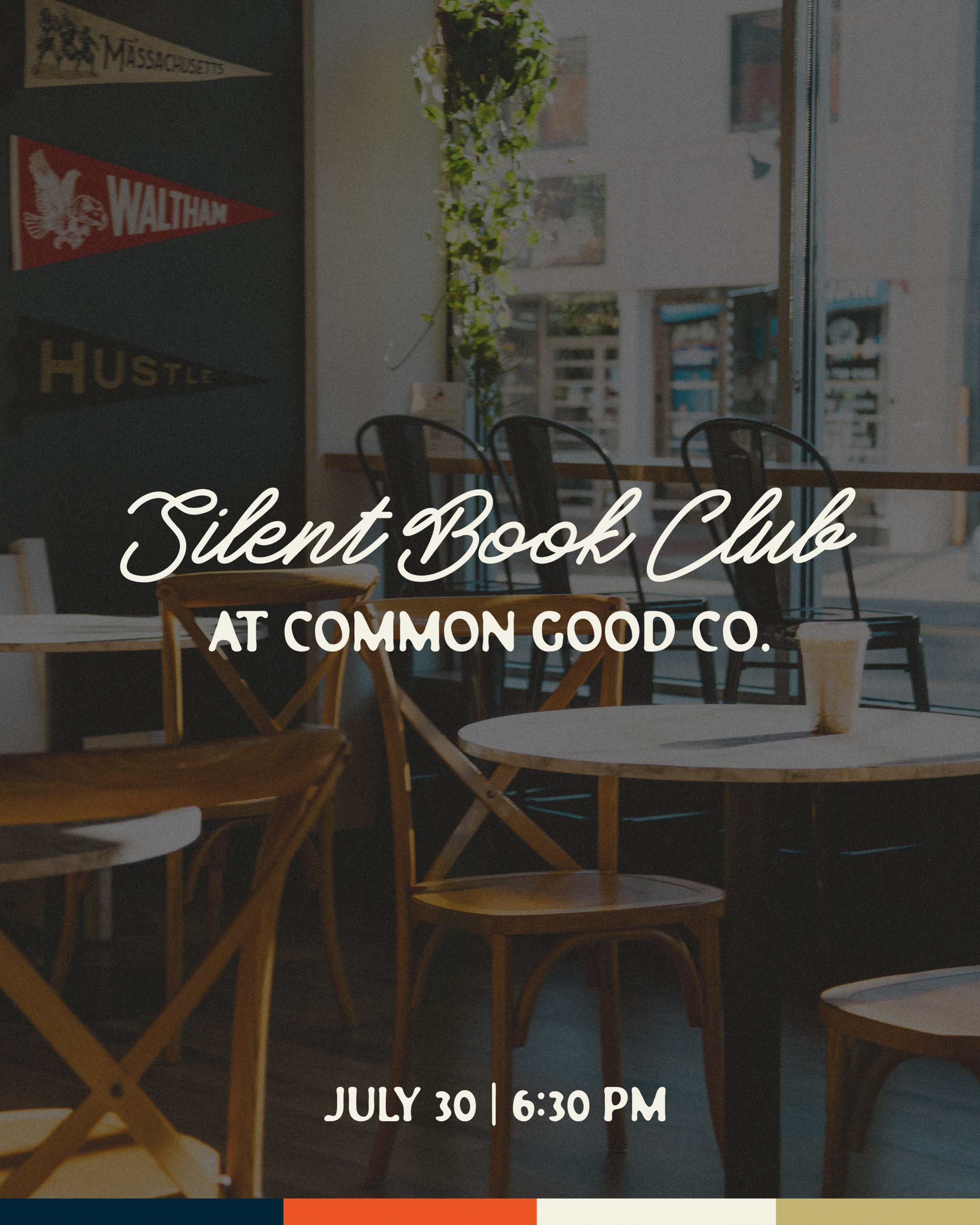 We&rsquo;re back at it this month! Join us next Thursday!

We&rsquo;ve started a Silent Book Club Chapter in the coffee shop after hours on the last Thursday of each month from 6:30-8:30 PM. What is it and how does it work?

📚Everyone brings whateve
