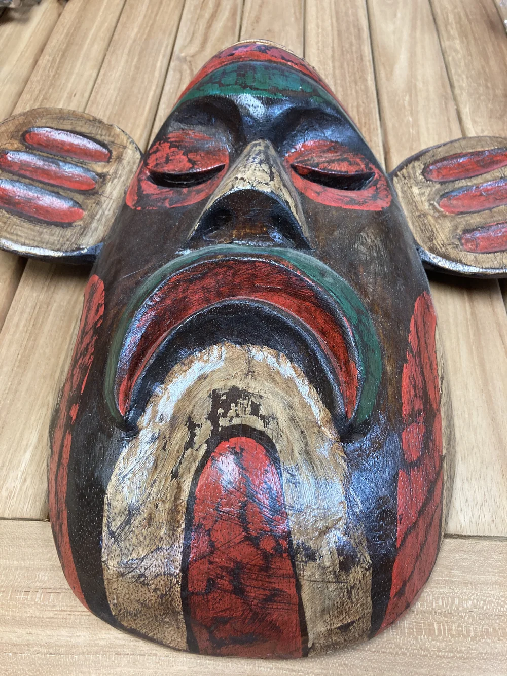 Maori Wooden Mask — Harbor Teak