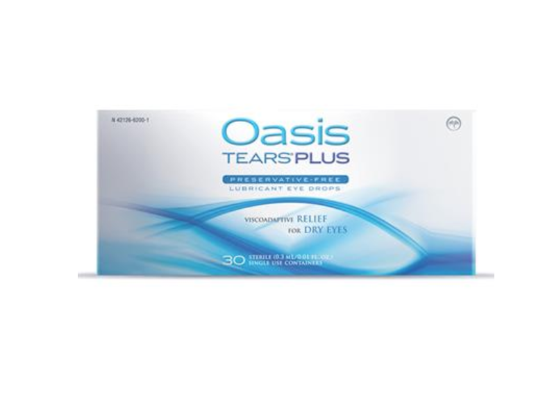 Oasis Plus Preservative Free Eye Drops - Vials