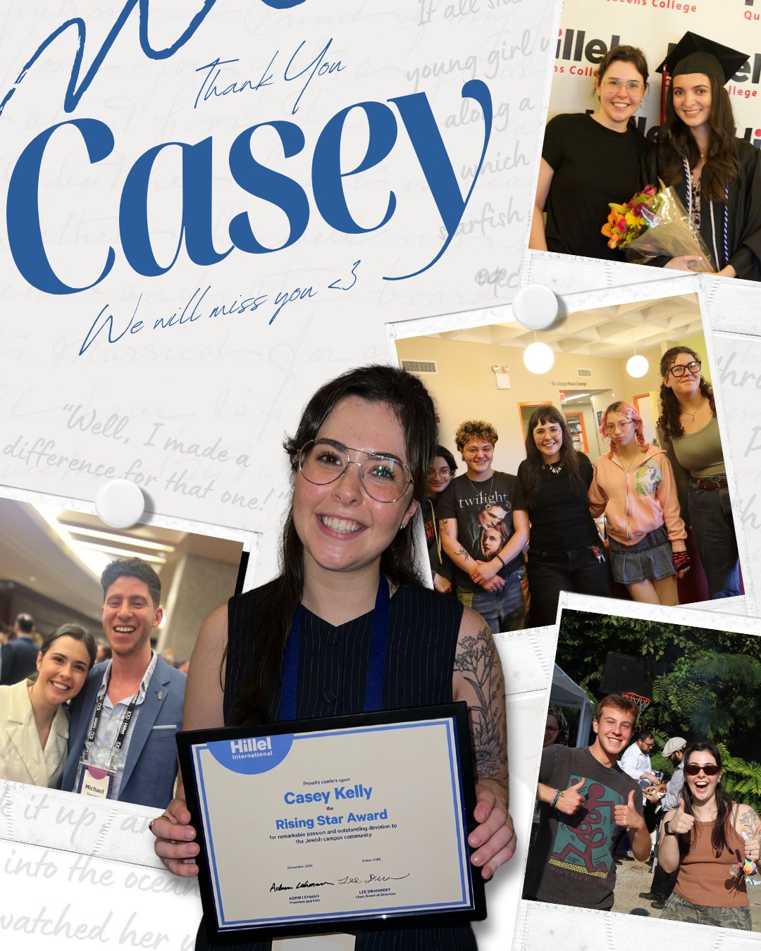 It&rsquo;s hard to believe we&rsquo;re saying goodbye to Casey after 2 amazing years of slaying, sparking curiosity, and community on campus. A true powerhouse in student engagement, Casey has done it all...and then some!⁠
⁠
Not only has Casey initia