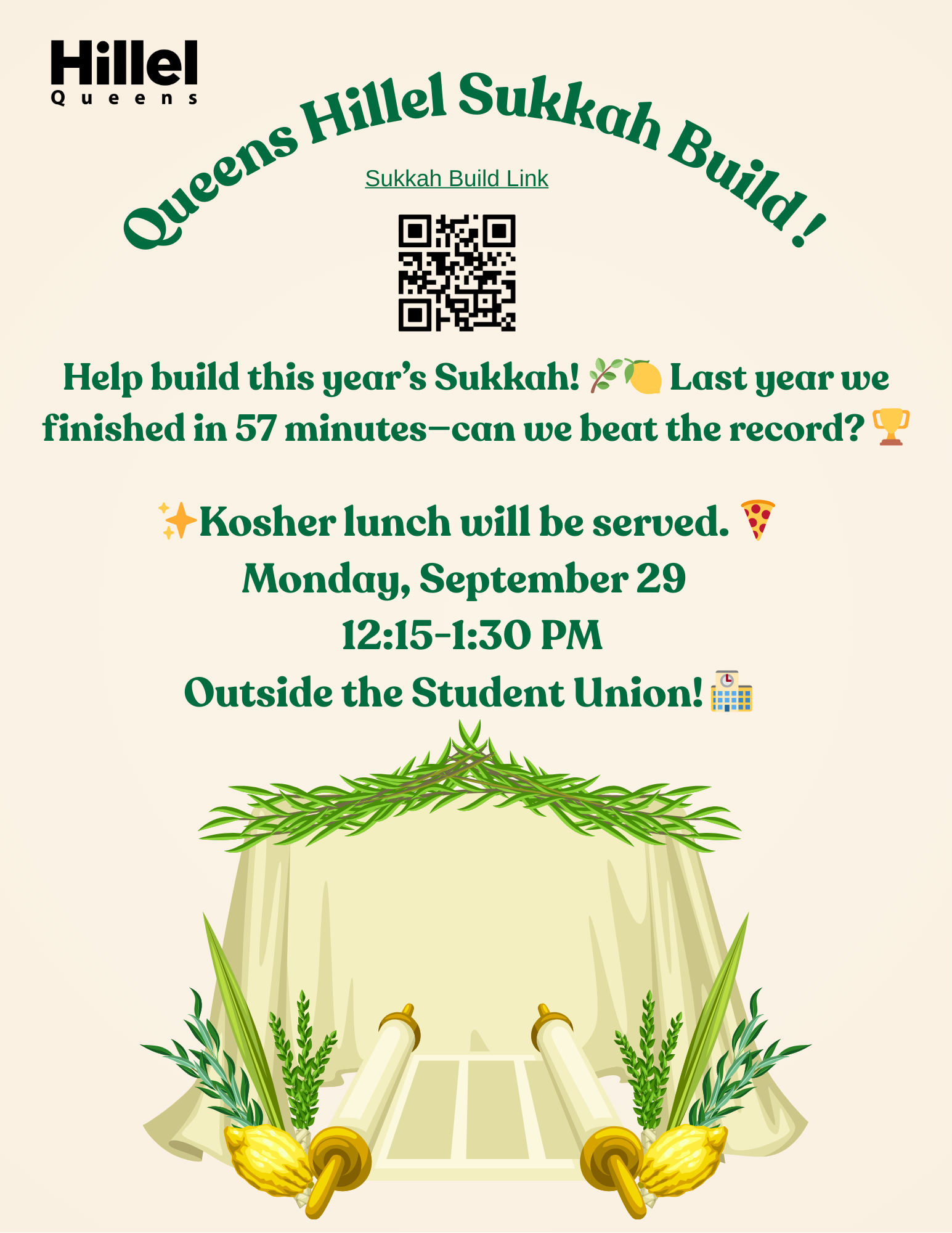 Queens Hillel Sukkah Build