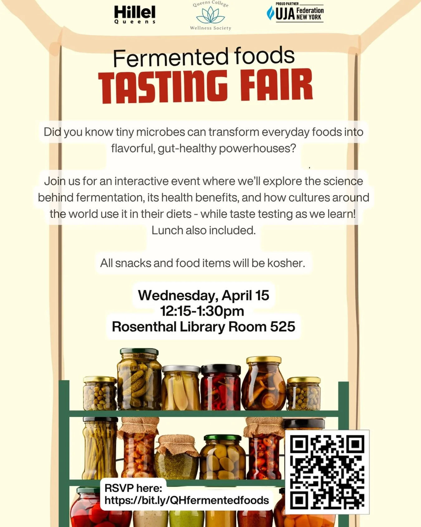 Join us at our Fermented Food Tasting Fair on Wednesday. @qcwellness.society