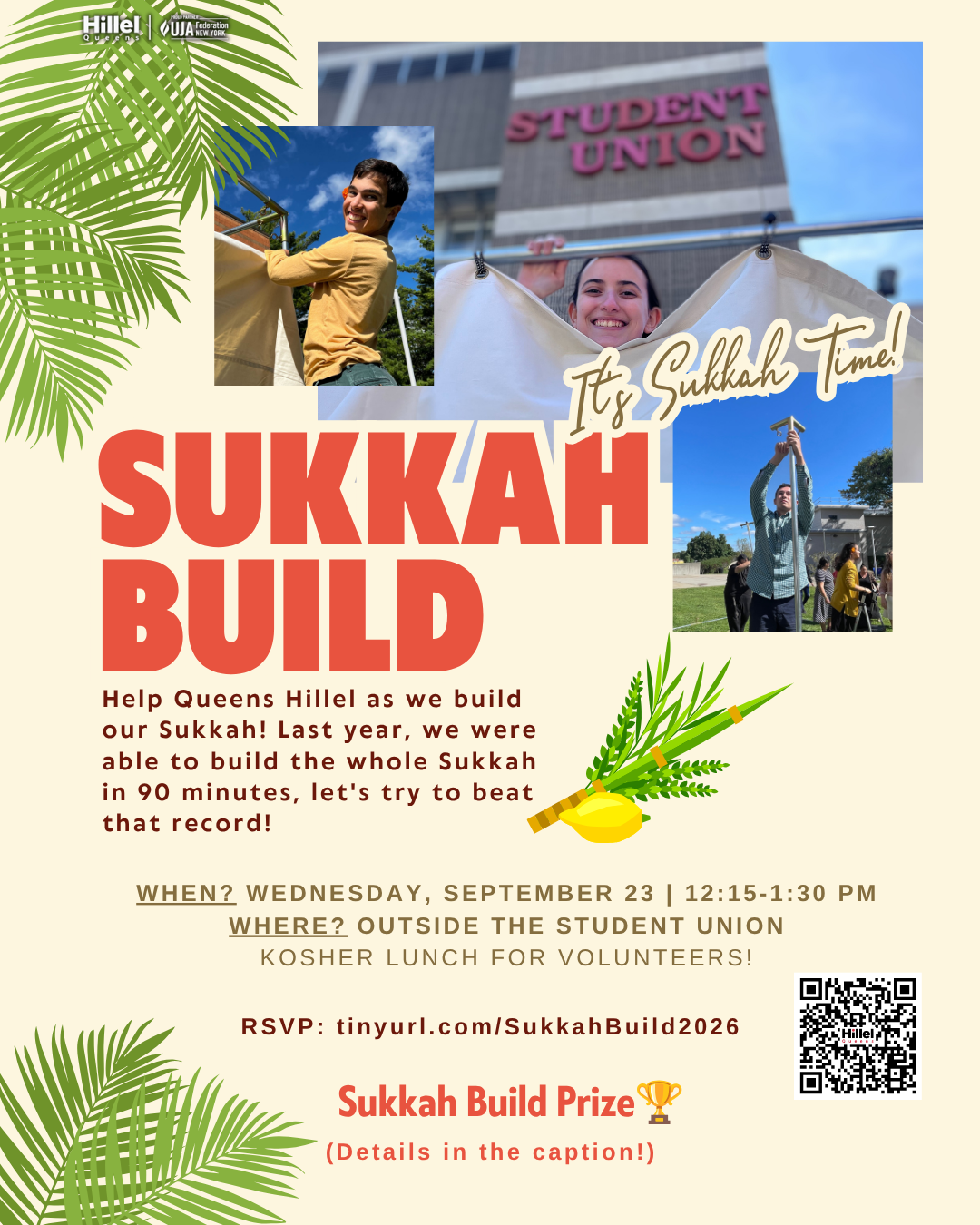 Queens Hillel Sukkah Build