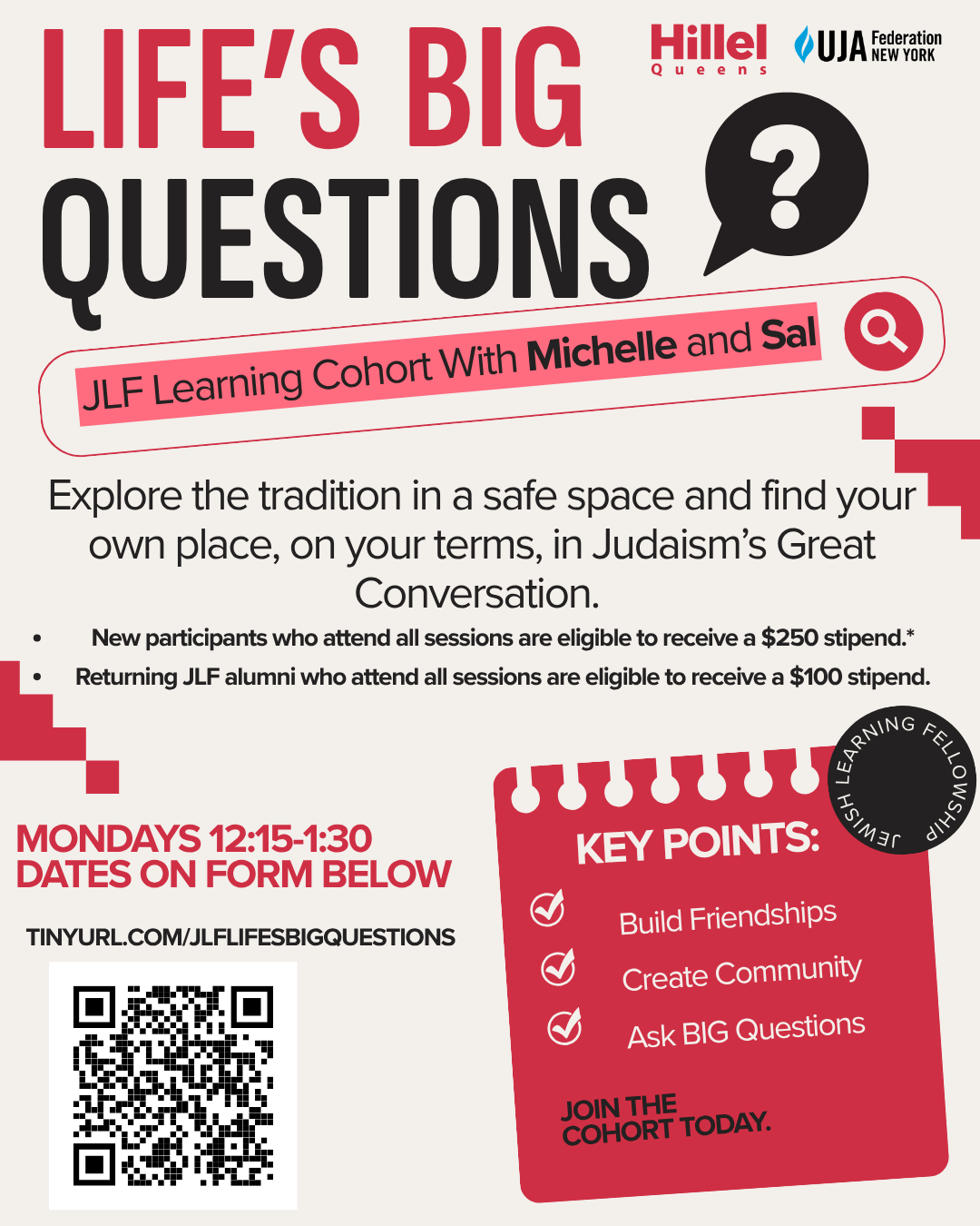 Life's Big Questions with Sal and Michelle: A JLF Experiences