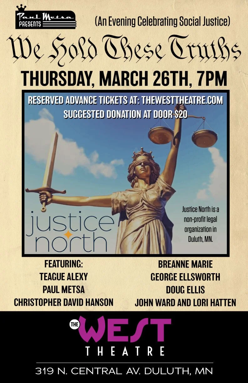 We Hold These Truths: Benefit Show for Justice North